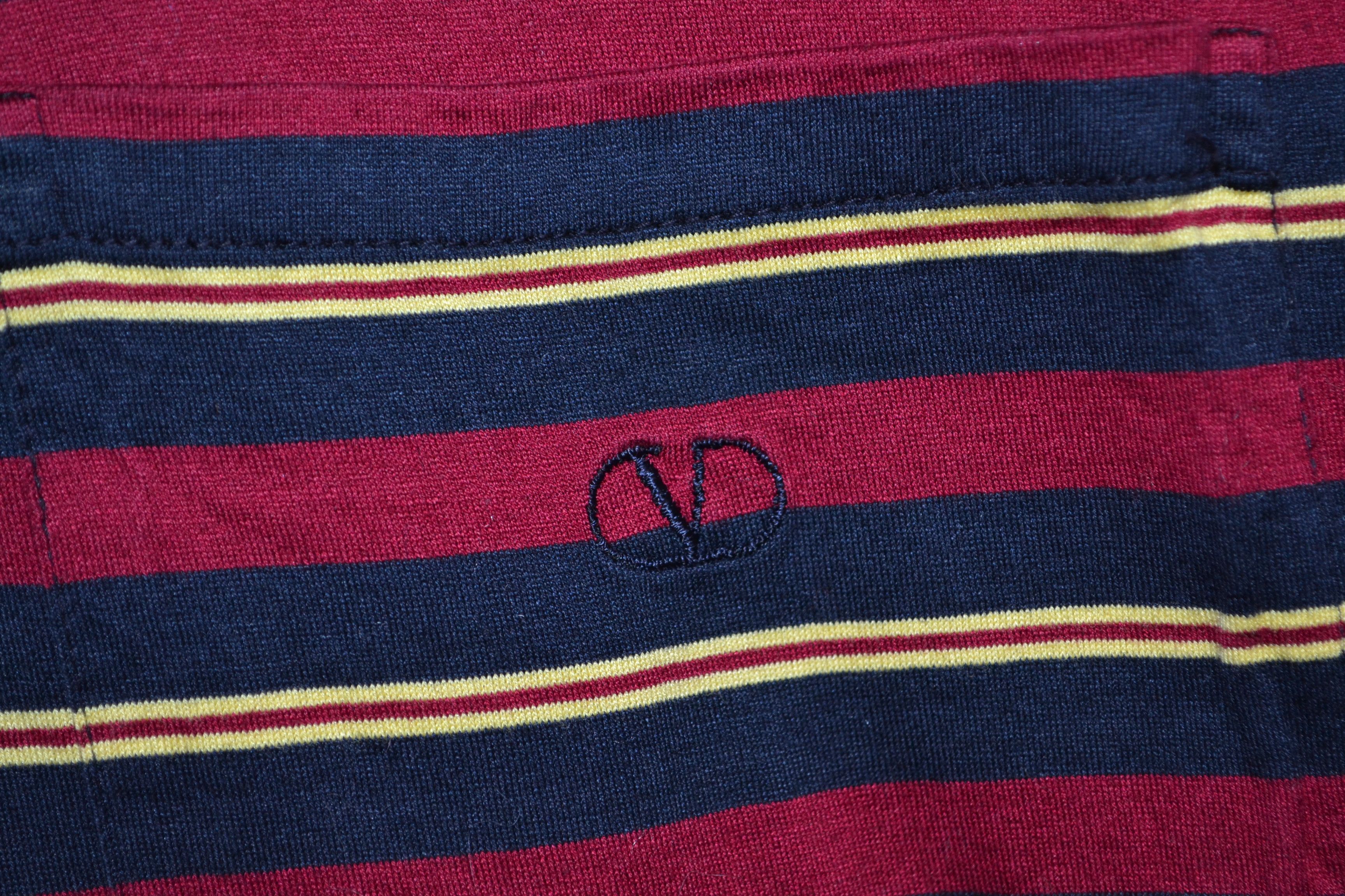 Valentino Vintage Valentino Garavani Chez Boxy Polo Shirt M-L Size US M / EU 48-50 / 2 - 3 Thumbnail
