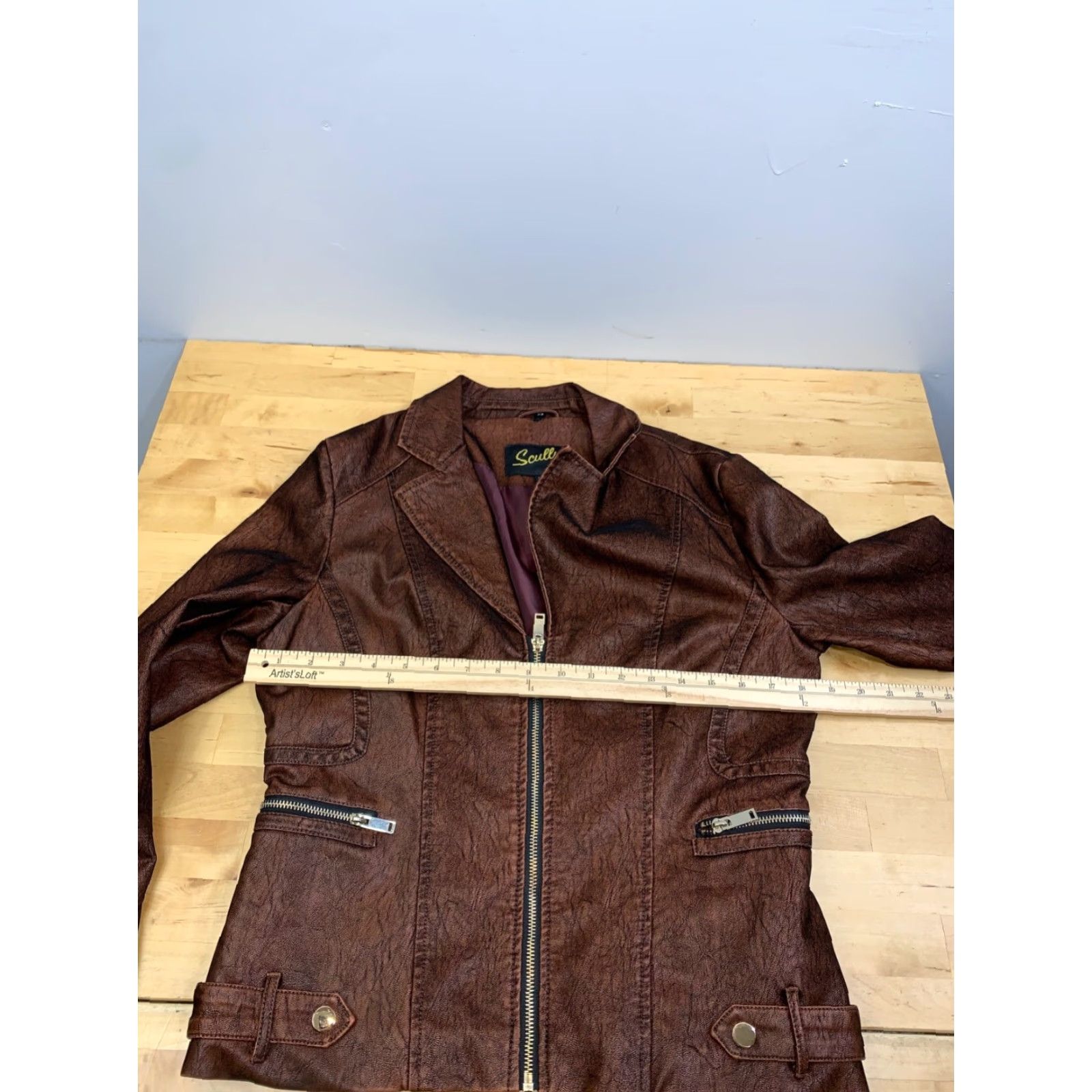 Scully Vintage Scully Western Jacket Womens S Brown Pockets Zip Size S / US 4 / IT 40 - 7 Thumbnail
