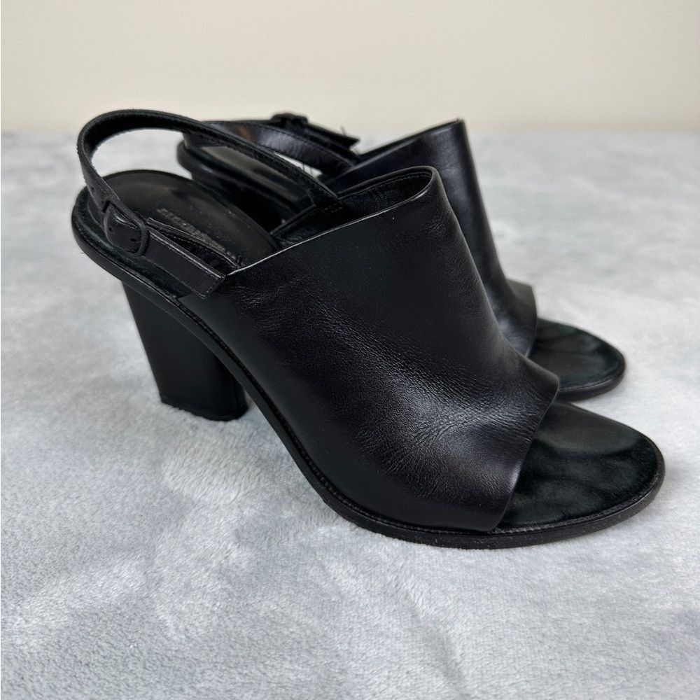 Alexander Wang Alexander Wang Black Leather Heels Women's Size 8 US/38 EU Size US 8 / IT 38 - 1 Thumbnail