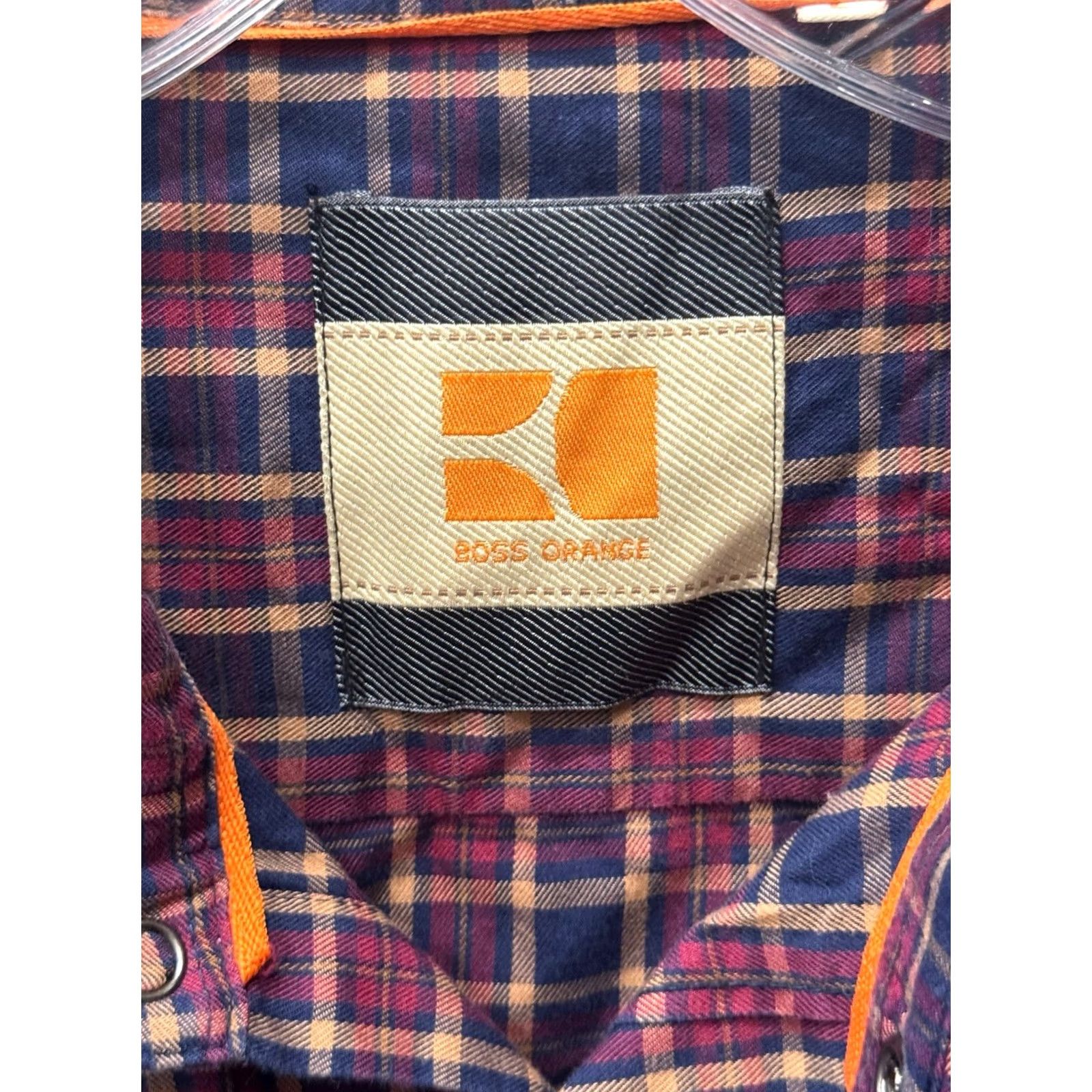 Hugo Boss Hugo Boss Orange Bold Check LONG SLEEVE SHIRT Large L 16.5 x 35 Shirt Mens Multicolor 90s style Size US L / EU 52-54 / 3 - 4 Thumbnail