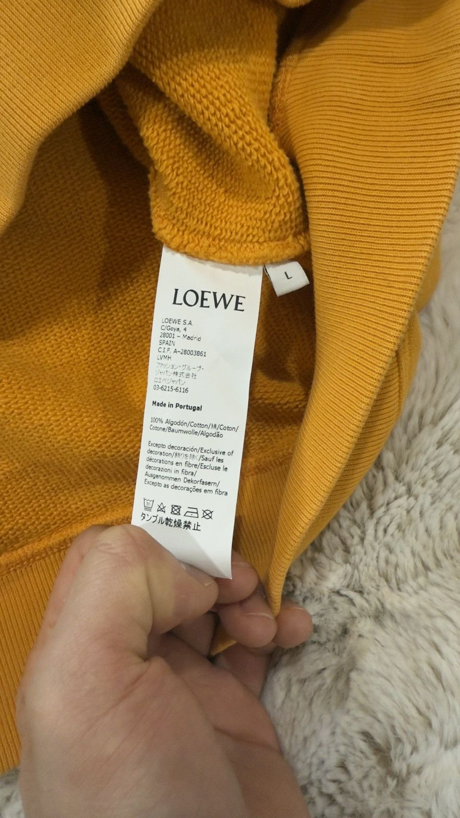 Loewe Loewe Anagram Logo Embroidered Cotton Pullover Size US L / EU 52-54 / 3 - 7 Thumbnail