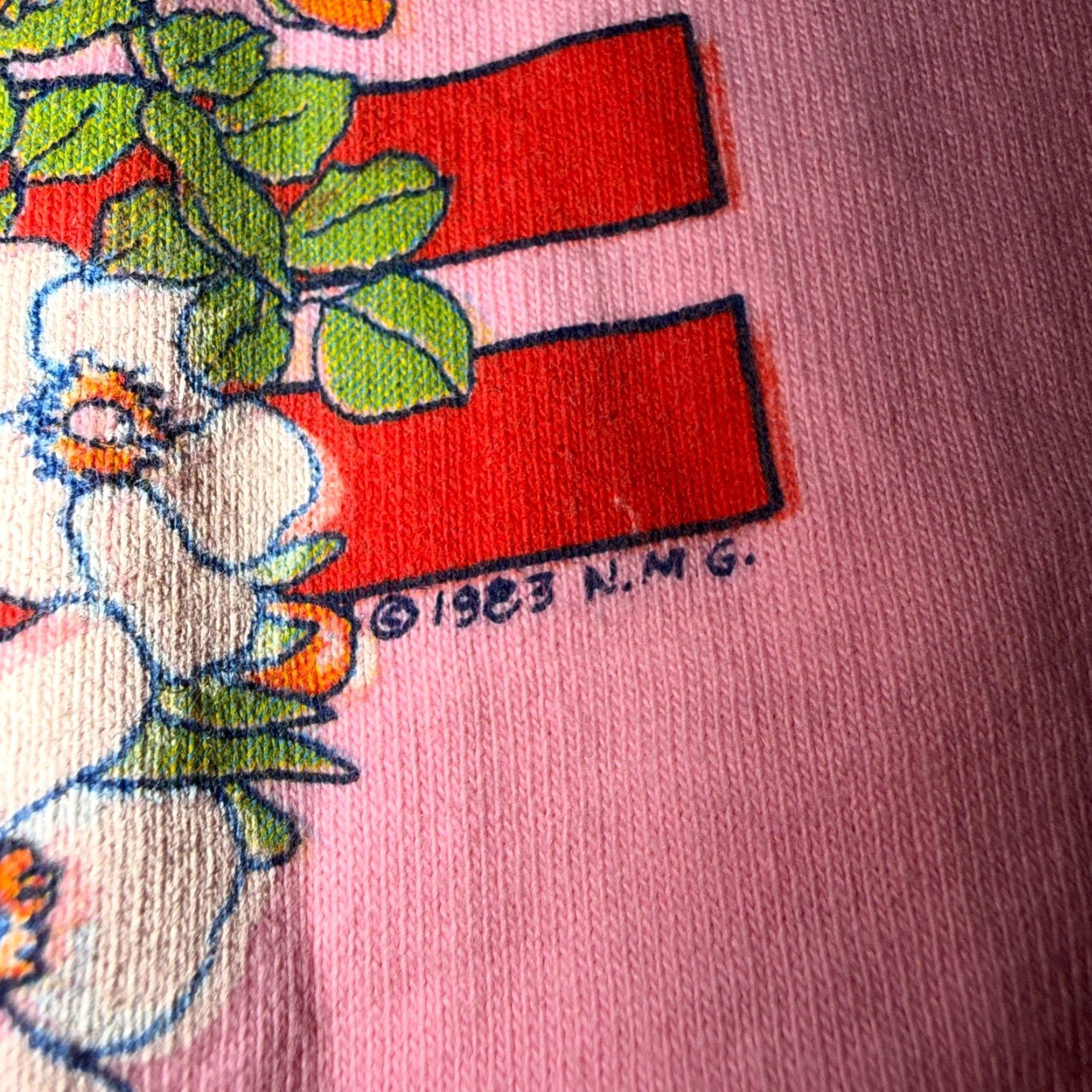 Pinko Pink 1980s VTG T Shirt Long Sleeve Surf Pacific Ship Seagull Hippie Cool Touch Of Gold VTG Mens L Crew Neck Cotton Size US L / EU 52-54 / 3 - 3 Thumbnail