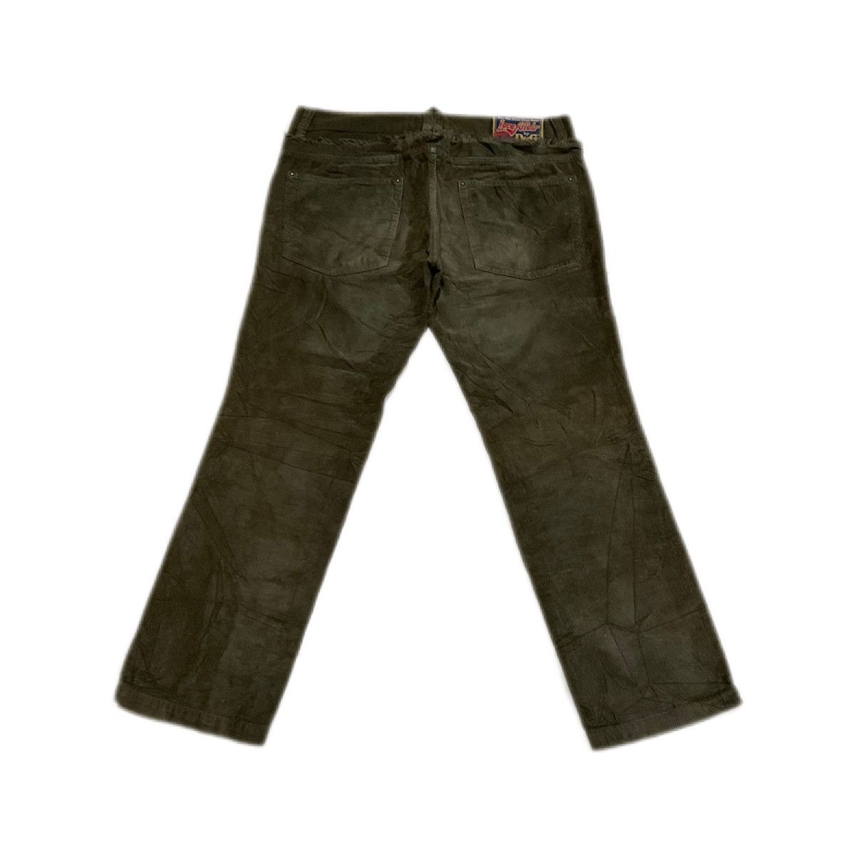 Dolce & Gabbana 🔥Y2K Archived D&G Frayed Corduroy Rebuild Pants Rivet Belt Size US 38 / EU 54 - 8 Thumbnail