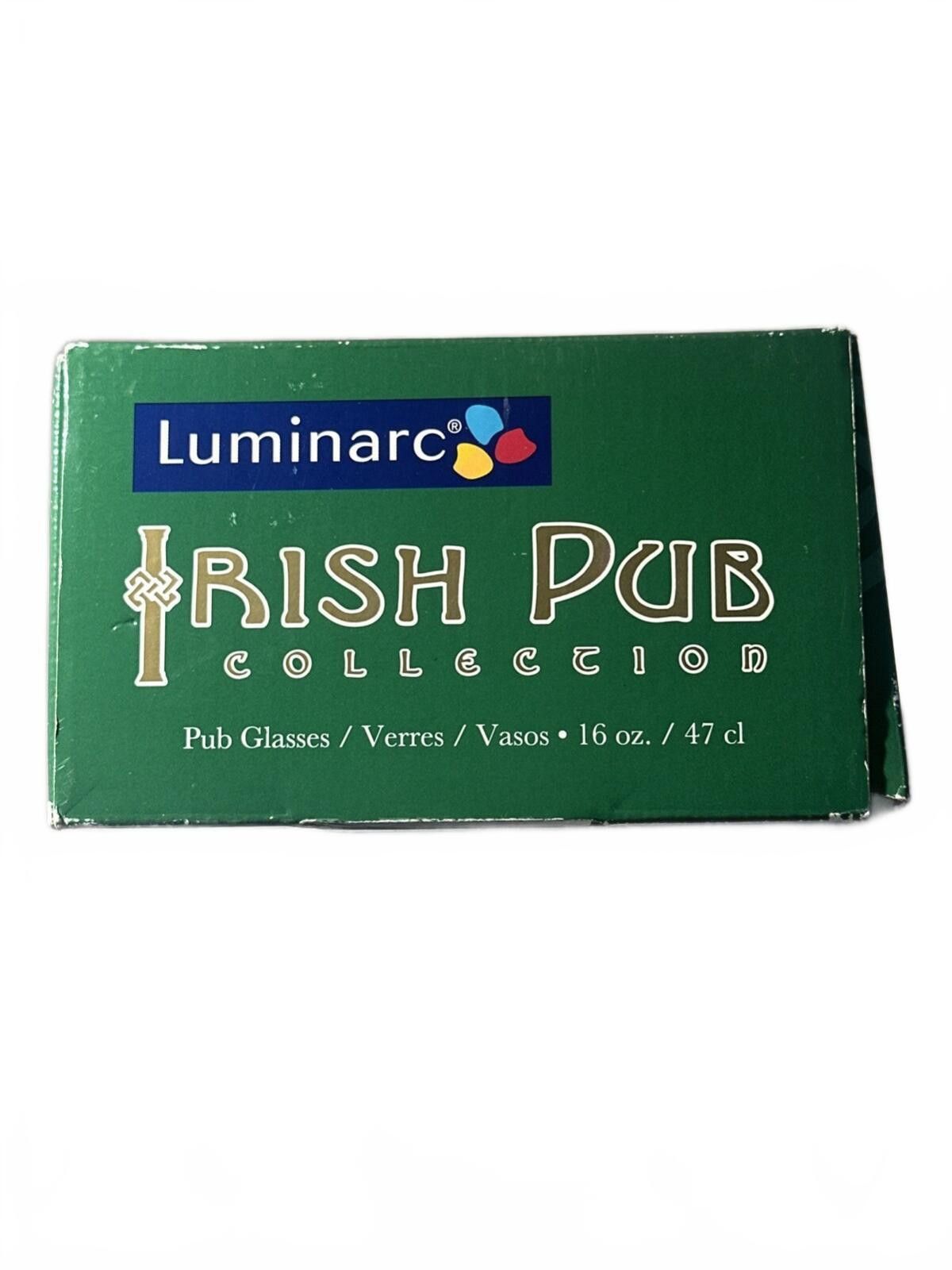 Other Luminarc 16 oz. Beer Glasses Irish Pub Collection Set of 4 Size ONE SIZE - 3 Thumbnail