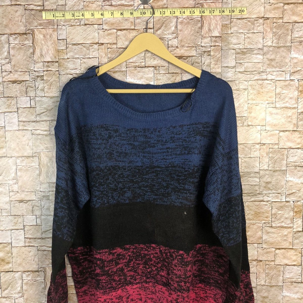 Homespun Knitwear × Japanese Brand japan vintage long Knitwear #A757 Size L / US 10 / IT 46 - 2 Thumbnail
