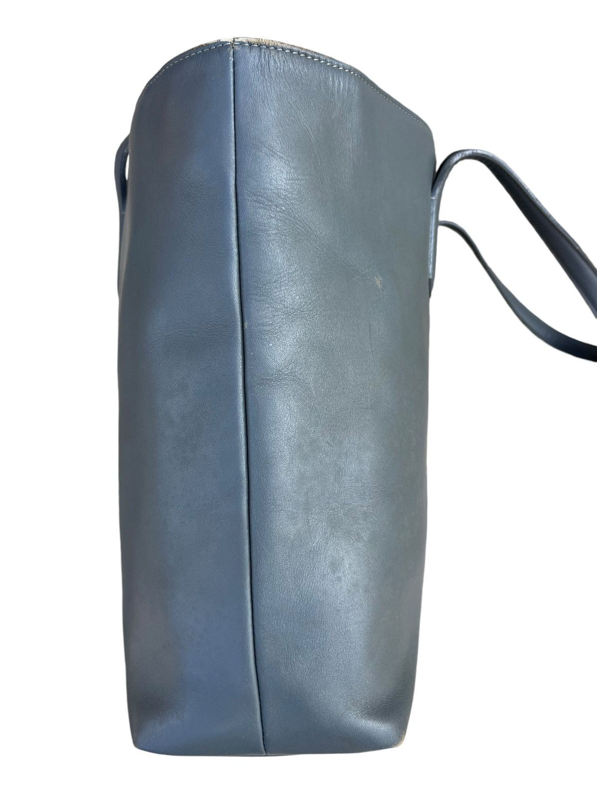 Japanese Brand × Leather THE PITH Japan Distress Muddy Patina Leather Tote Bag Size ONE SIZE - 10 Thumbnail