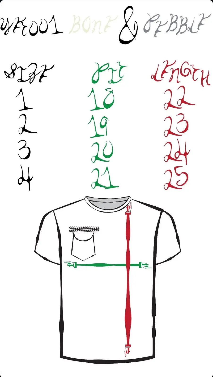 Yuremane Yuremane YET001 Bone Tee Size US XL / EU 56 / 4 - 5 Thumbnail