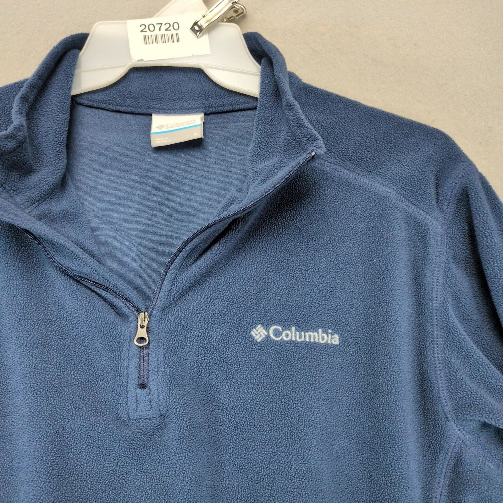Columbia Columbia Sportswear 1/4 Zip Navy Blue Fleece Jacket Men's L Size US L / EU 52-54 / 3 - 9 Thumbnail