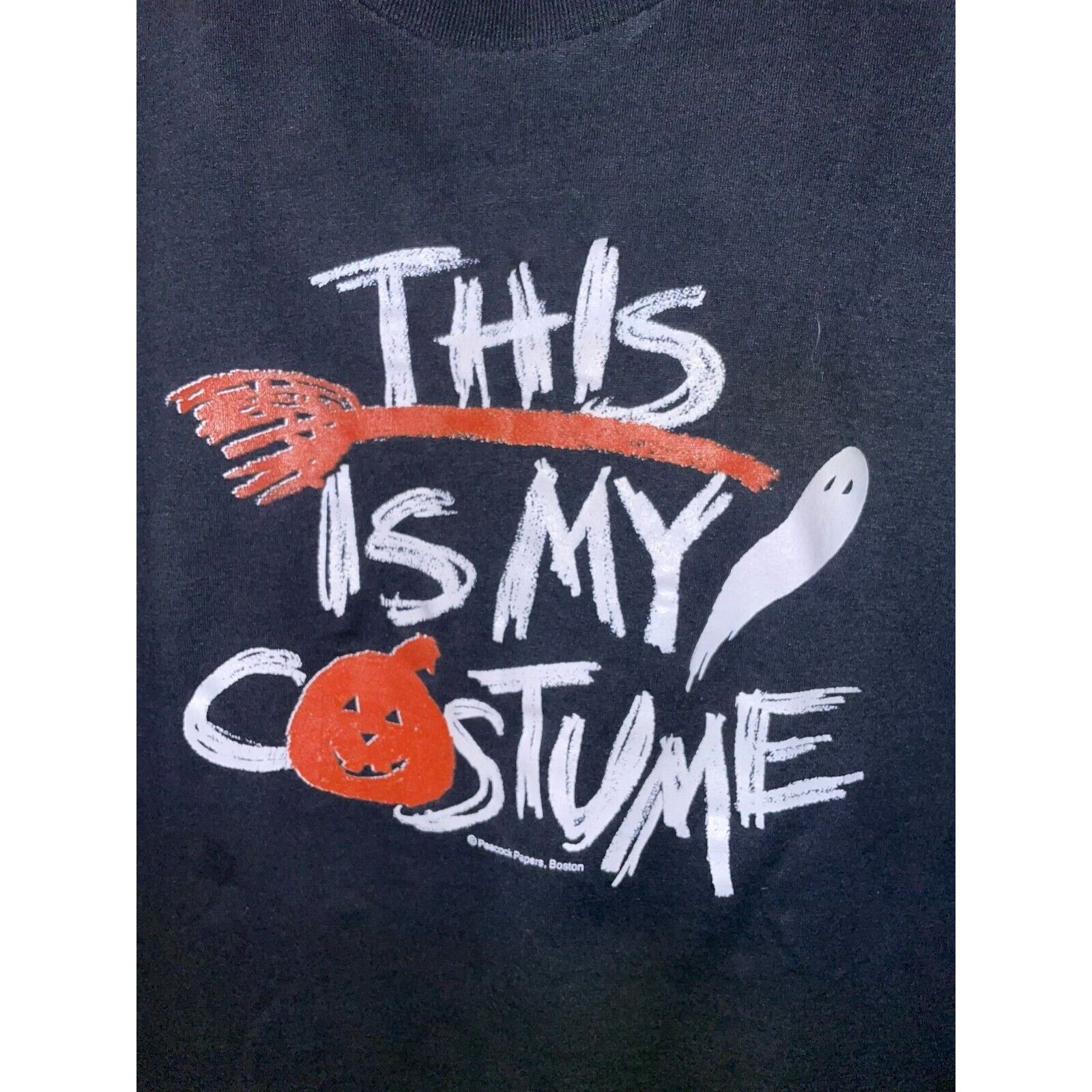 Vintage Vintage Halloween Shirt This Is My Costume Graphic Tee 90s X Size US XL / EU 56 / 4 - 6 Thumbnail