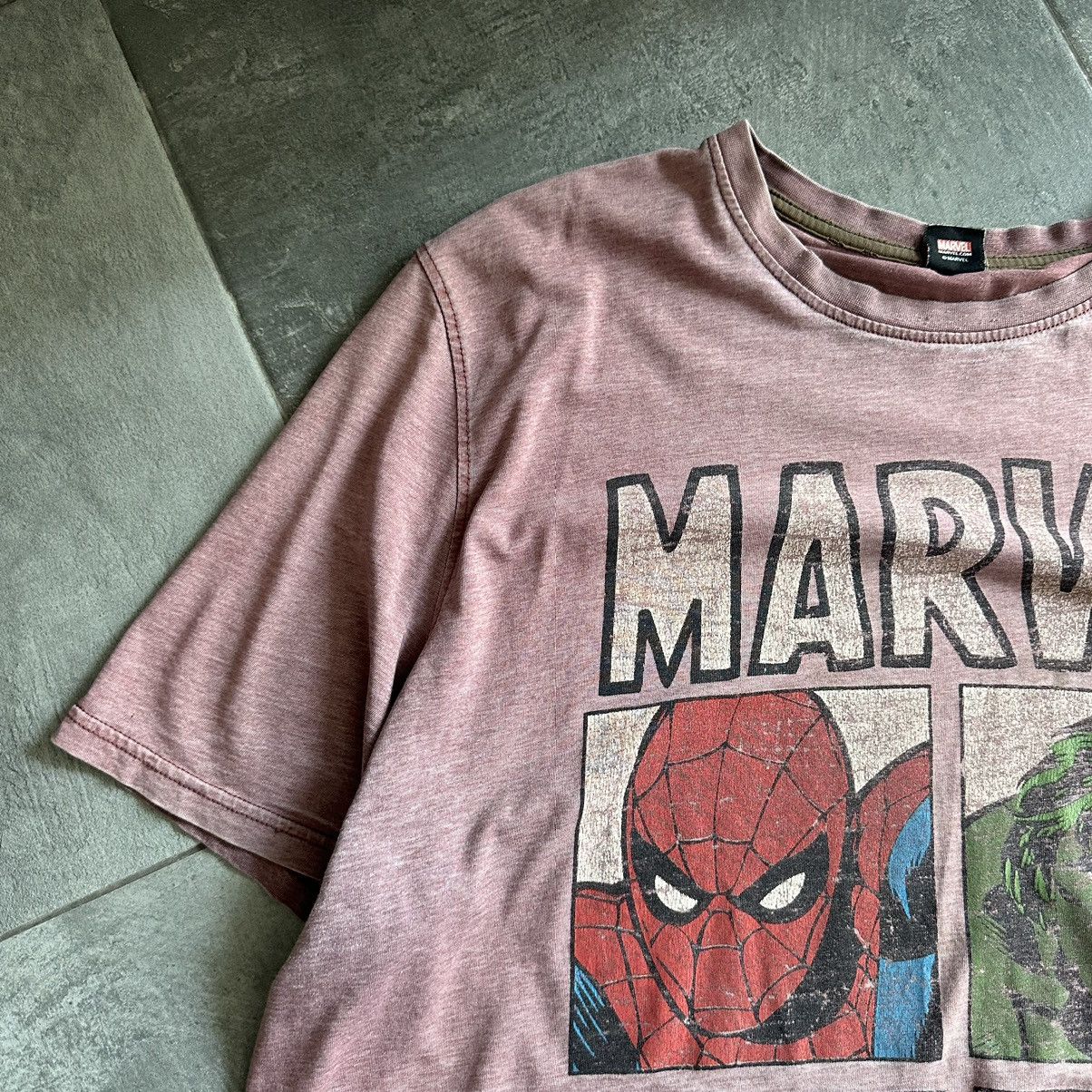 Marvel Comics × Vintage Vintage Dc Comics T-shirts Marvel Comics Big Logo Trashed Size US XXL / EU 58 / 5 - 3 Thumbnail