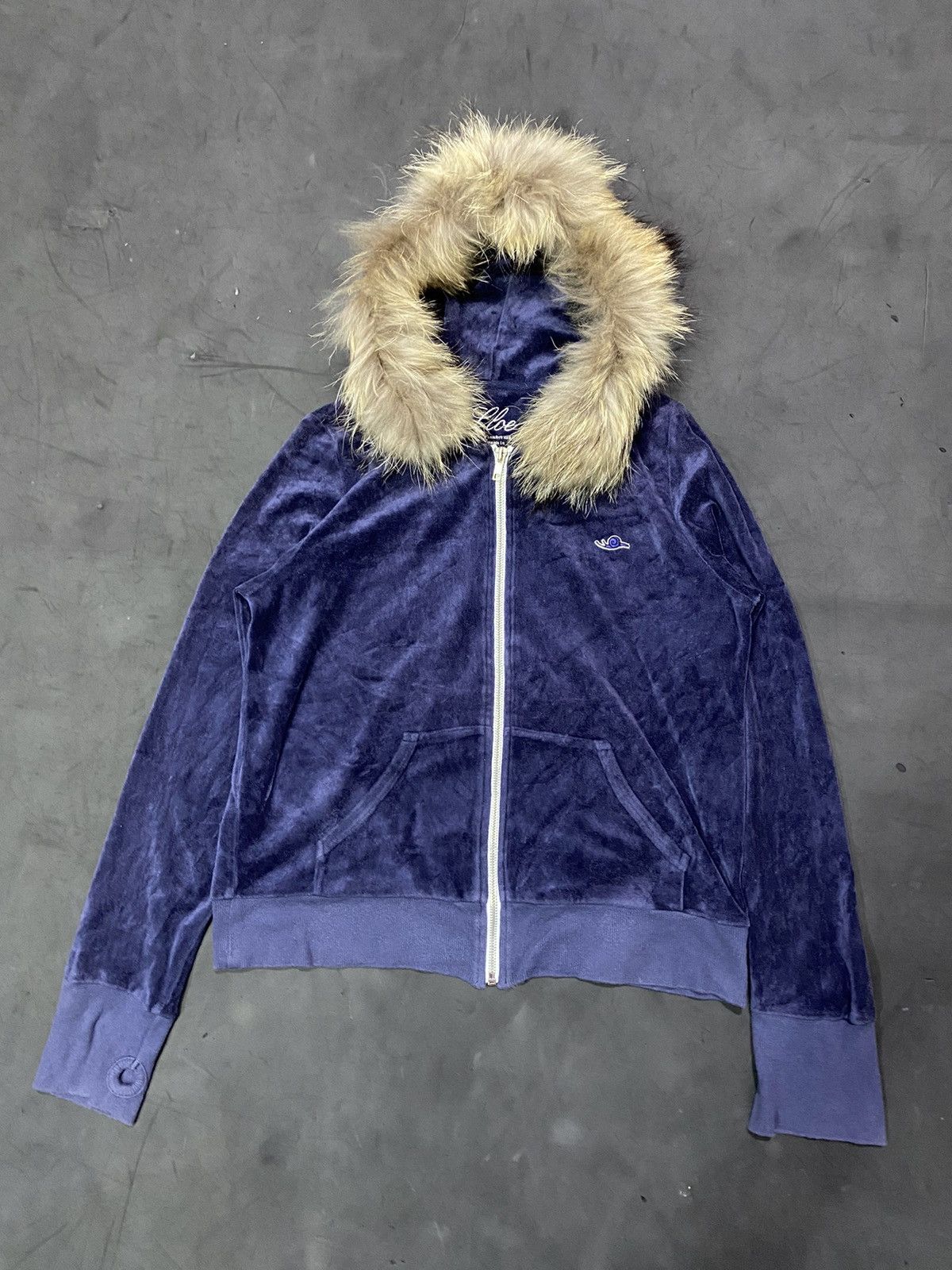 image of If Six Was Nine x Le Grande Bleu L G B Ploe Japanesebrand Furhoodie Kmrii Lgb Ifsix in Dark Navy (S