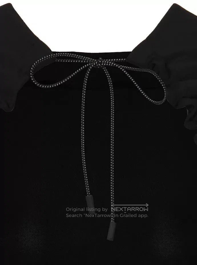 Maison Margiela Black Open-Back Long Sleeve Top. Size XS / US 0-2 / IT 36-38 - 4 Thumbnail