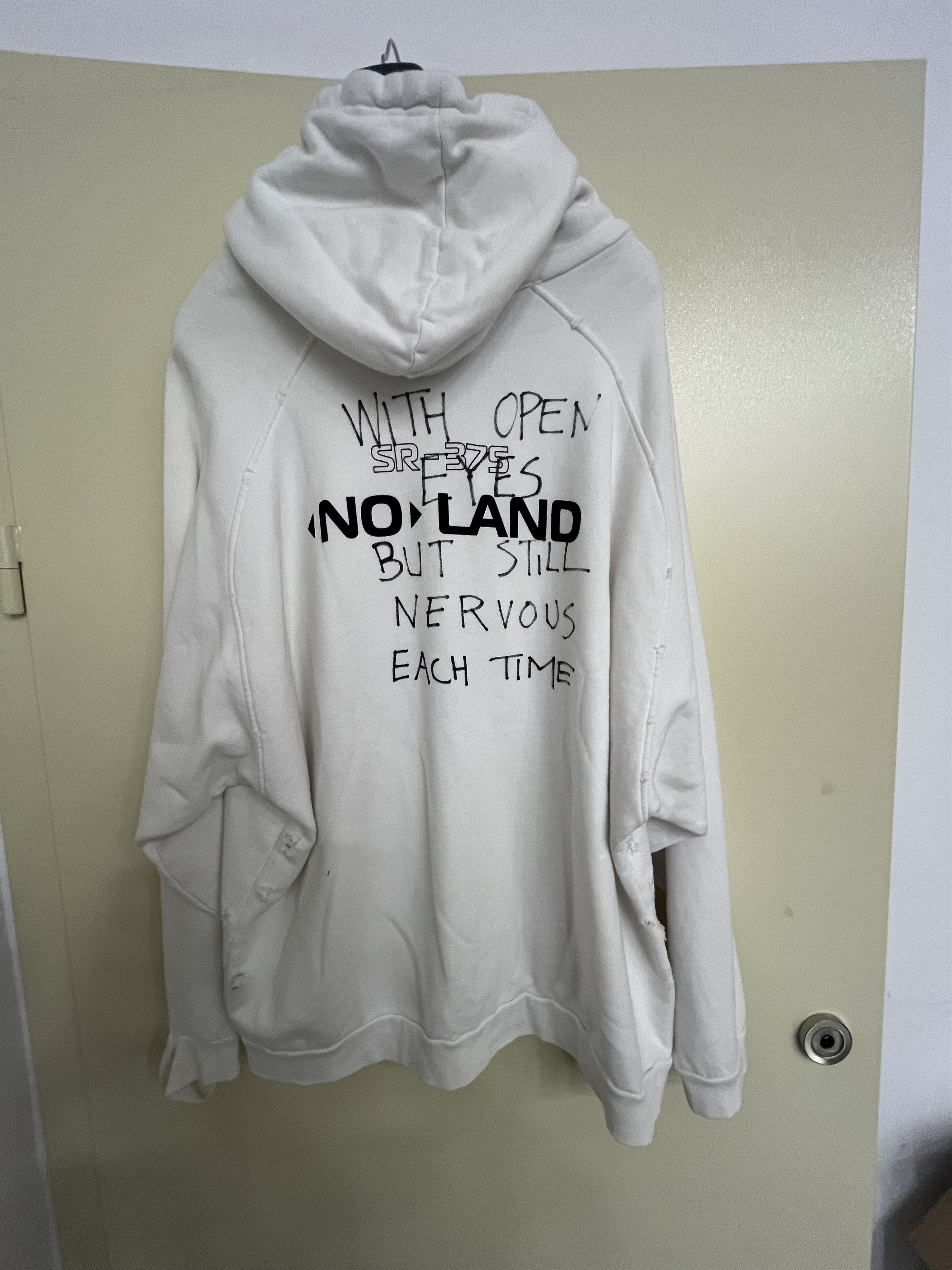 Raf Simons Raf Simons “Life On Mars” Distressed Zip Hoodie – Rare Piece Size US S / EU 44-46 / 1 - 6 Thumbnail