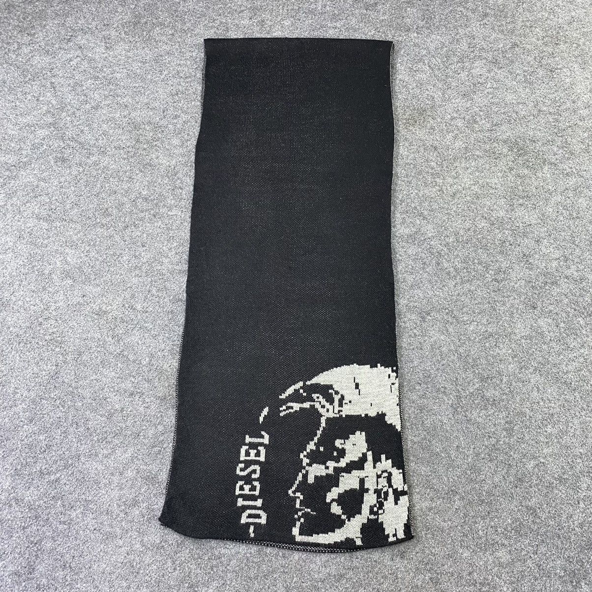 Diesel Diesel Big Logo Black Scarf / Muffler / Neckwear - T1278 Size ONE SIZE - 3 Thumbnail