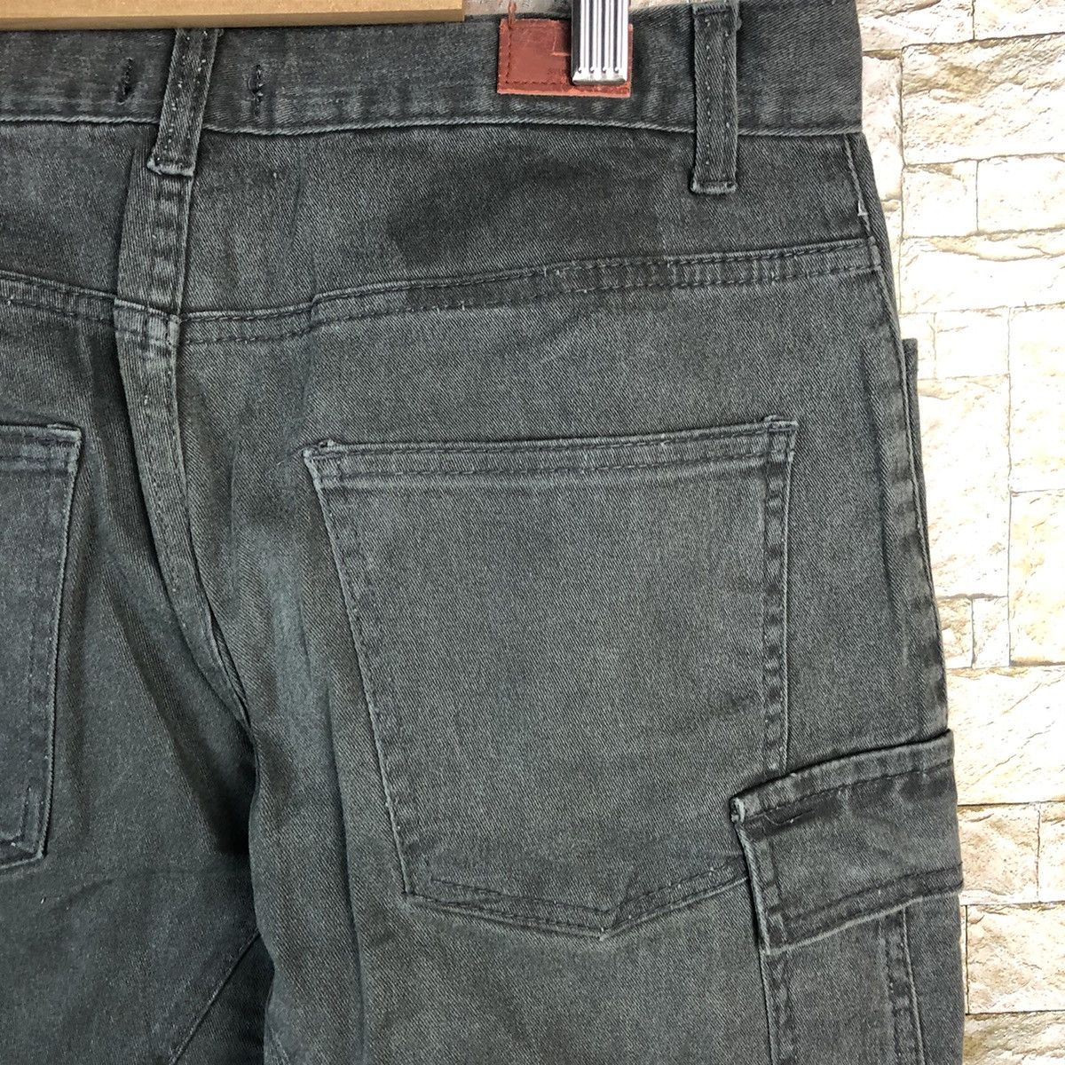 Japanese Brand Studio Deep Brown Cargo Multipocket Pants #A628 Size US 29 - 20 Thumbnail
