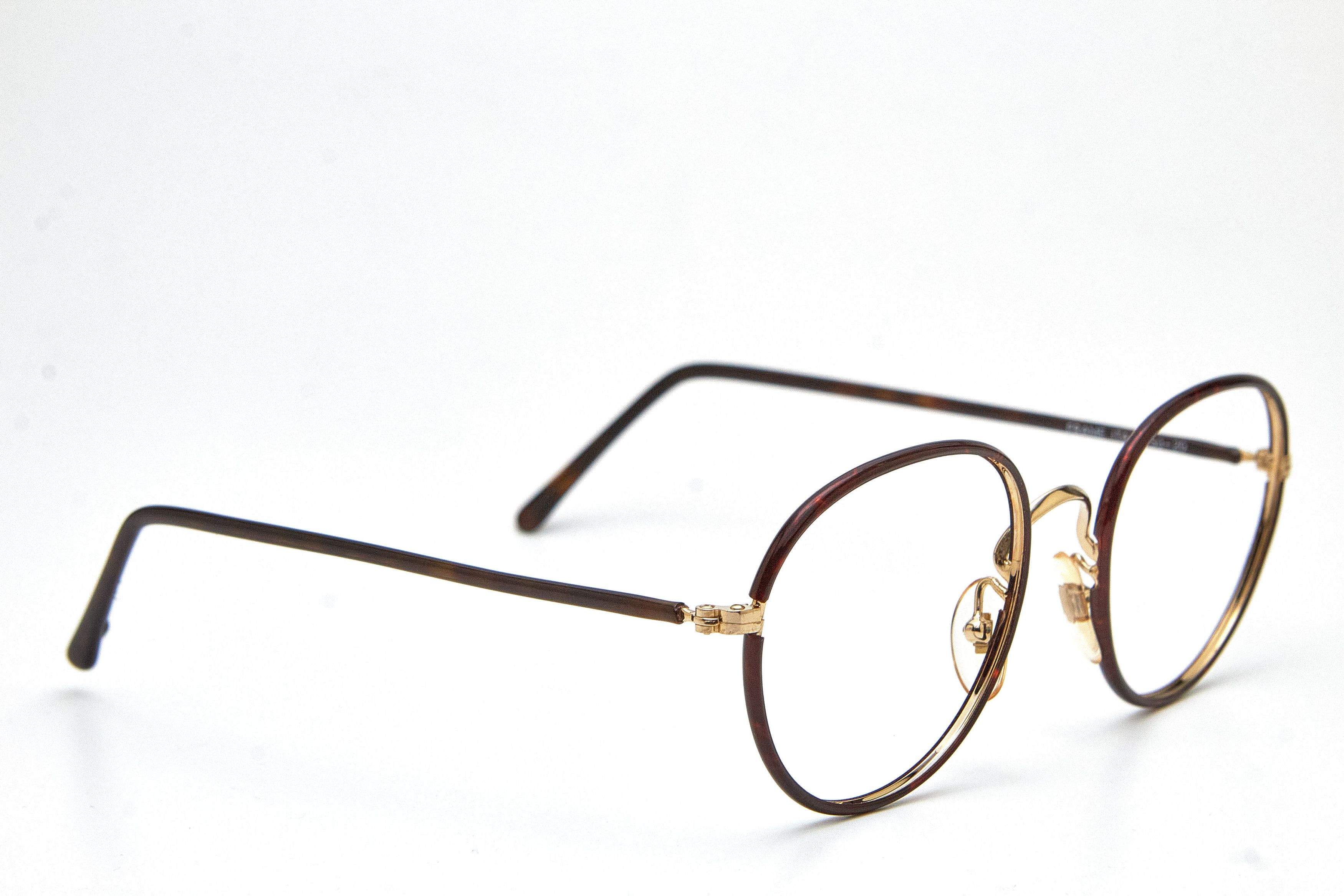 Vintage Avant-Garde FILOS Gold&Tortoise Shell Round Quiet-Lux Specs Size ONE SIZE - 4 Thumbnail