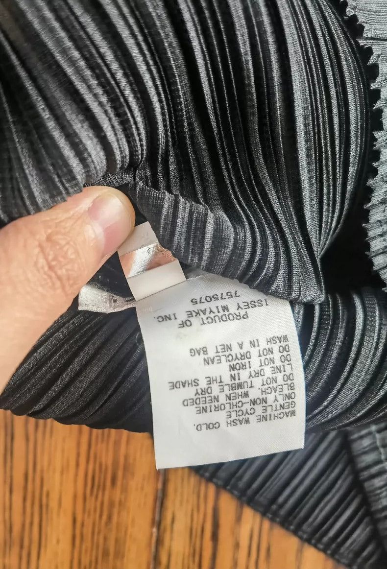 Issey Miyake Issey Miyake size:3 Grey pleated long-sleeved shirt Size M / US 6-8 / IT 42-44 - 8 Thumbnail