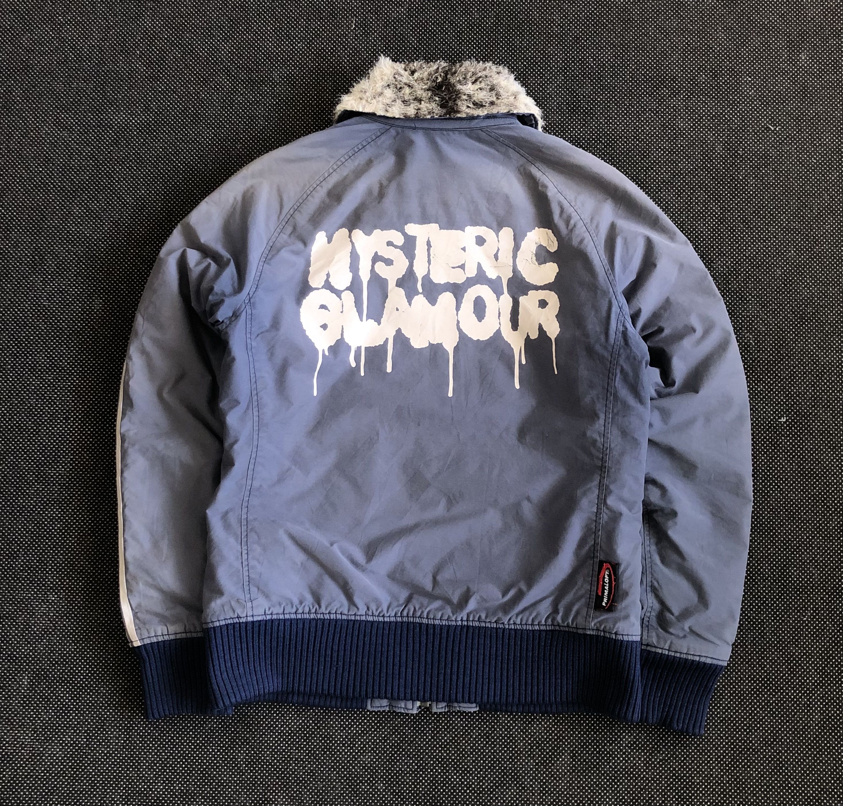 Hysteric Glamour RARE🔥VINTAGE 90’S HYSTERIC DOWN JACKET SUNFADED DISTRESS Size S / US 4 / IT 40 - 2 Thumbnail