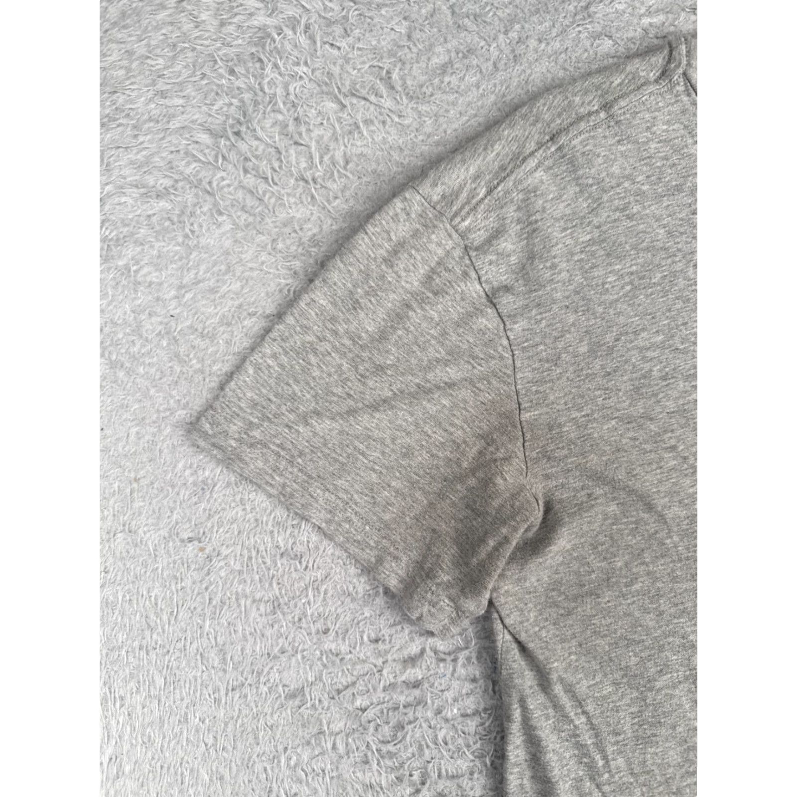 Ralph Lauren Ralph Lauren Slim Fit Shirt Men Large Gray Short Sleeve V-Neck 100% Cotton Jersey Classic Sports Size US L / EU 52-54 / 3 - 3 Thumbnail