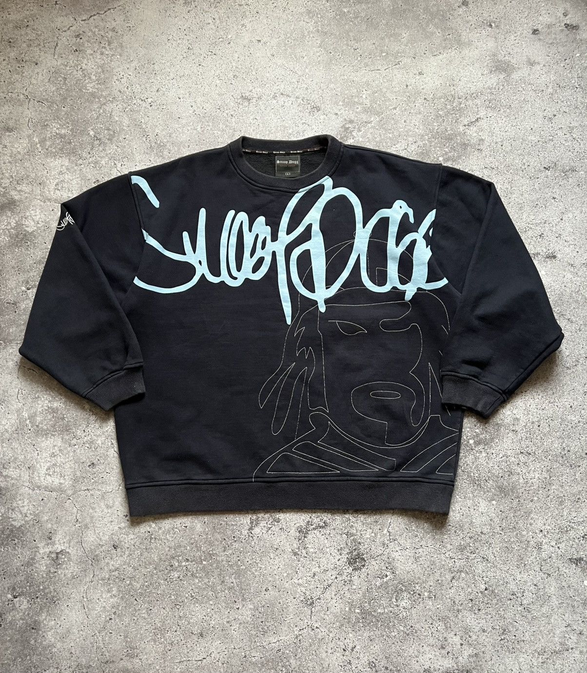 Vintage Snoop Dogg Rap Sweatshirt Oversized Big Logo