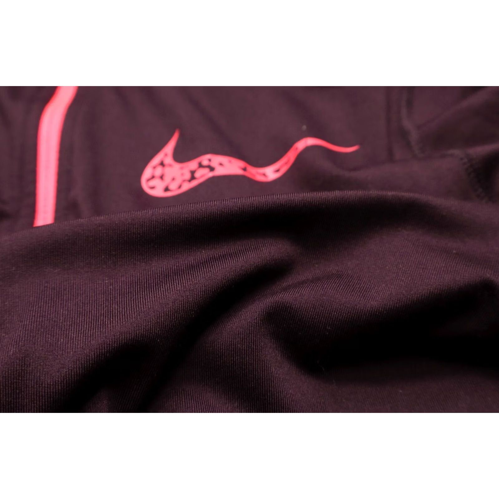 Nike Nike Pro Dri-Fit Sweatshirt Women's Small Pullover Half Zip Neck Burgundy Size S / US 4 / IT 40 - 6 Thumbnail