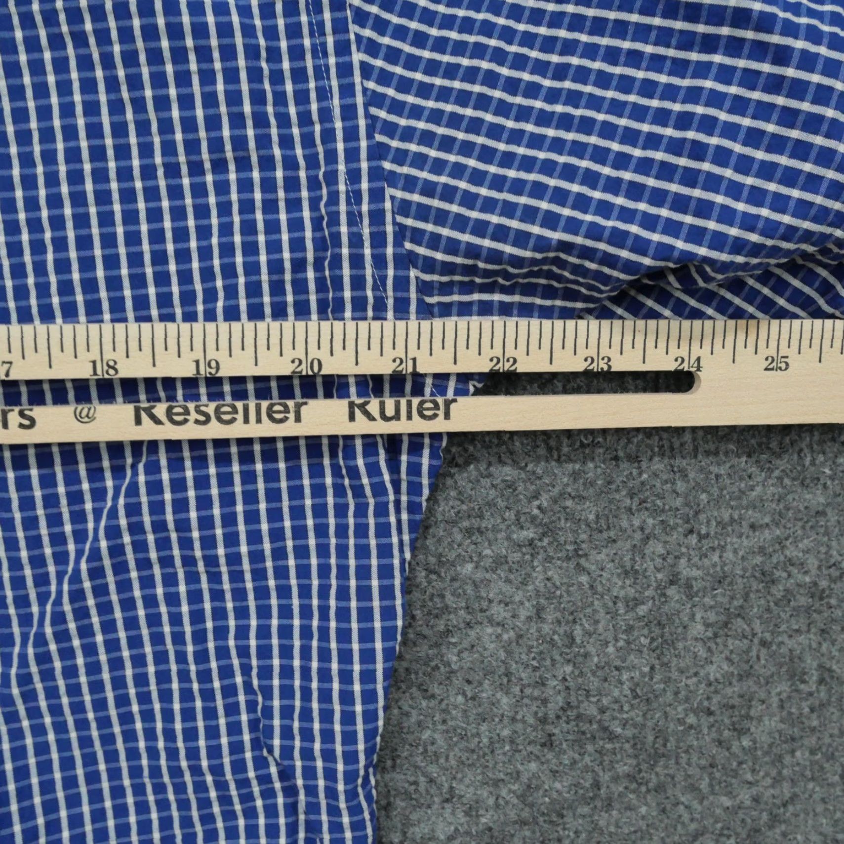 Brooks Brothers VINTAGE Brooks Brothers Shirt Mens Medium Blue White Plaid Button Down Check Size US M / EU 48-50 / 2 - 7 Thumbnail