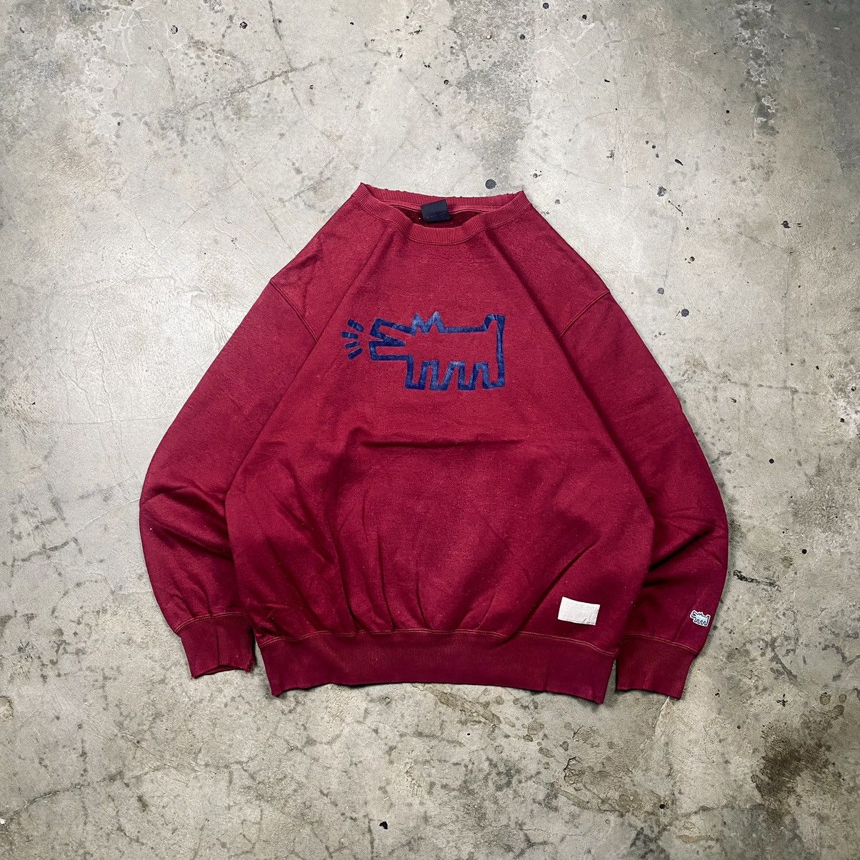 Keith Haring × Vintage y2k Keith Haring Arts Boxy Crewneck Size US L / EU 52-54 / 3 - 1 Thumbnail