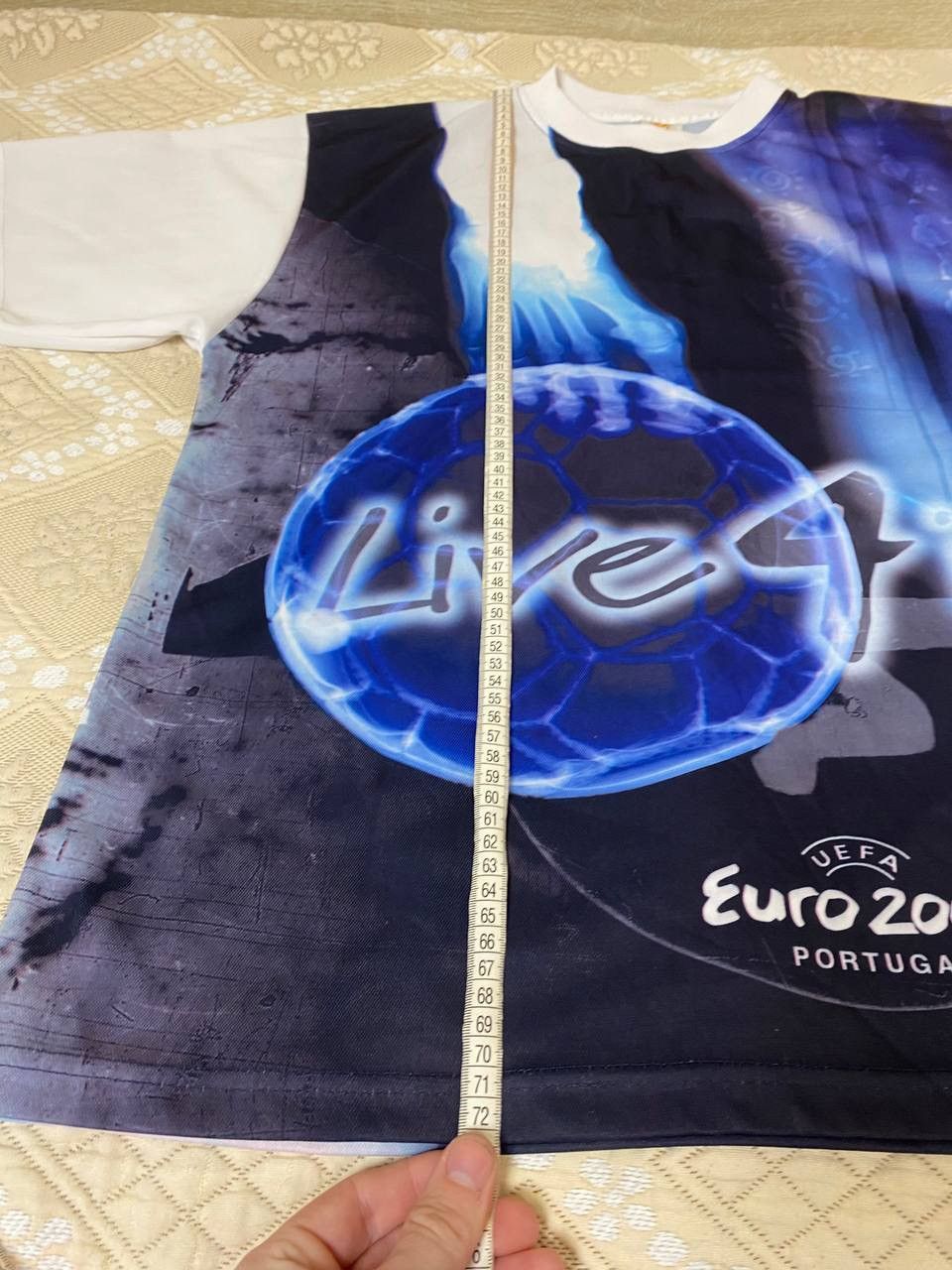 UEFA 🔥 UEFA Euro 2004 Portugal Greece Final Football Soccer Shirt Size US L / EU 52-54 / 3 - 6 Thumbnail