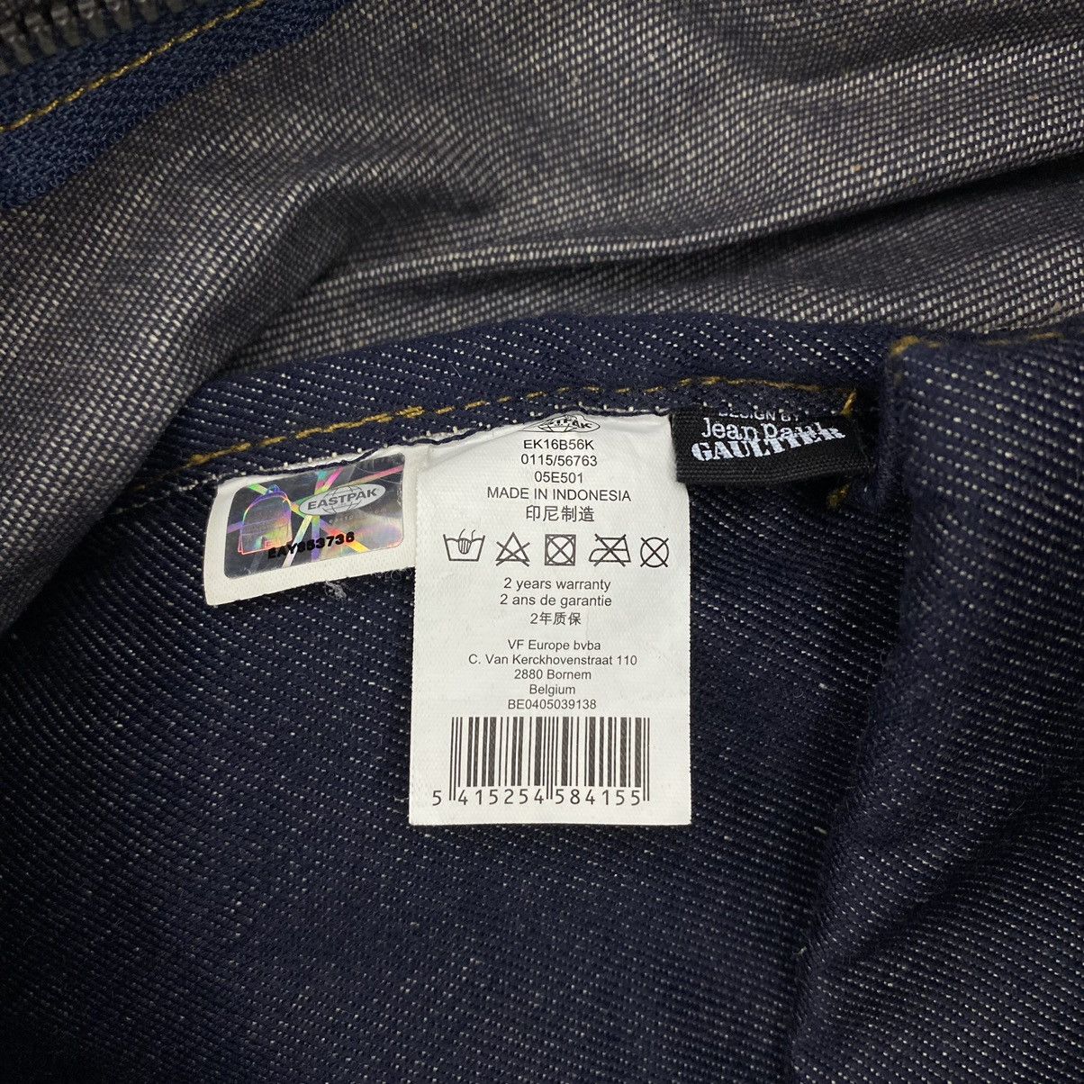Eastpak × Jean Paul Gaultier Eastpack Jean Paul Gaultier Denim Backpack Size ONE SIZE - 7 Thumbnail