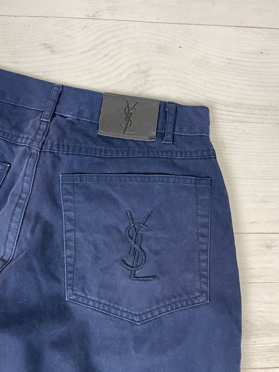 Other Yves Saint Laurent YSL Cotton Casual Pants Big Logo Size US 30 / EU 46 - 12 Thumbnail