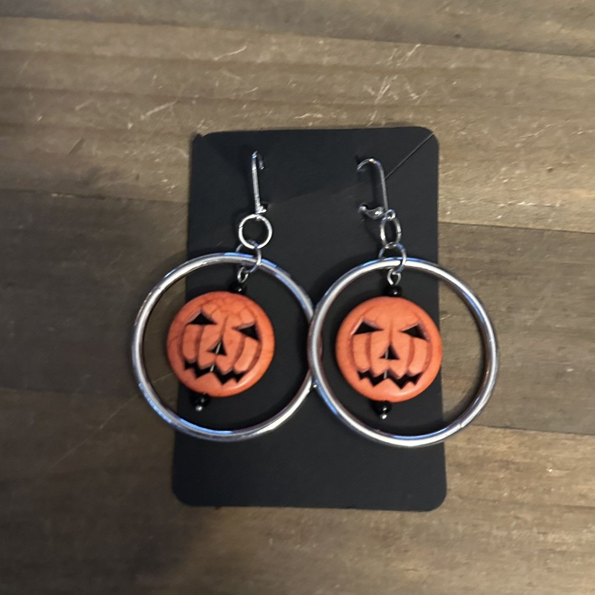 Other Halloween Jack o’ Lantern hoop earrings Size ONE SIZE - 3 Thumbnail