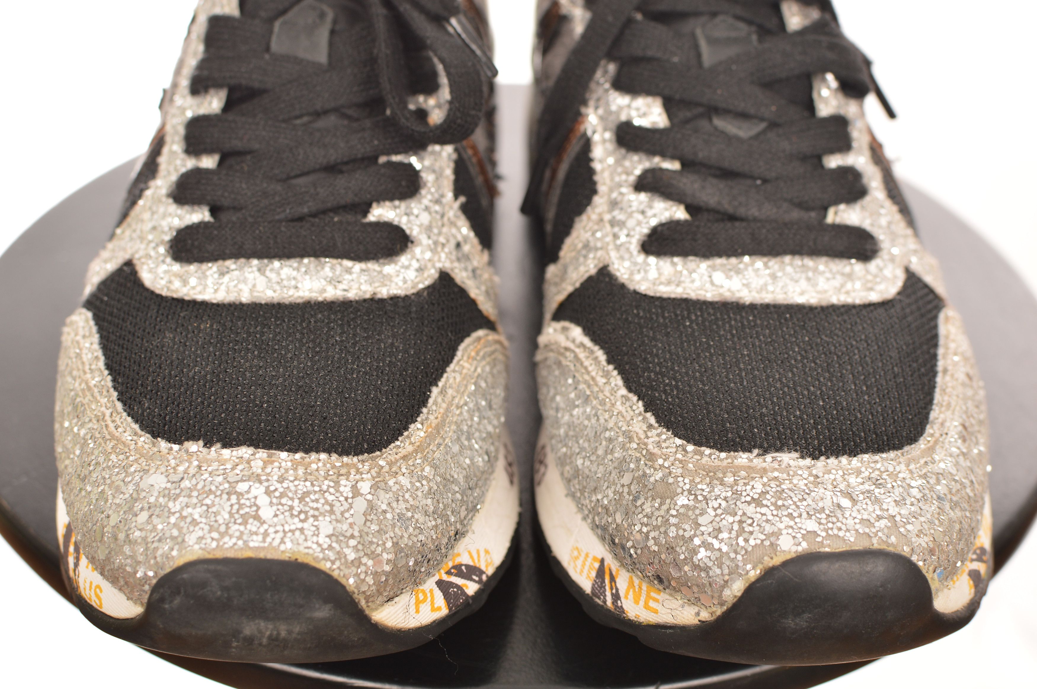 Premiata Premiata VAR 1618 Womens Glittered Sneakers Size US 9.5 / IT 39.5 - 3 Thumbnail