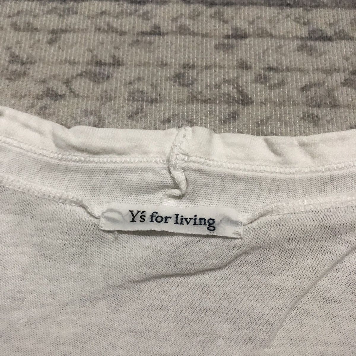 Yohji Yamamoto Distressed Vintage Y’s For Living by Yohji Yamamoto 3/4 Tees Size US XS / EU 42 / 0 - 12 Thumbnail