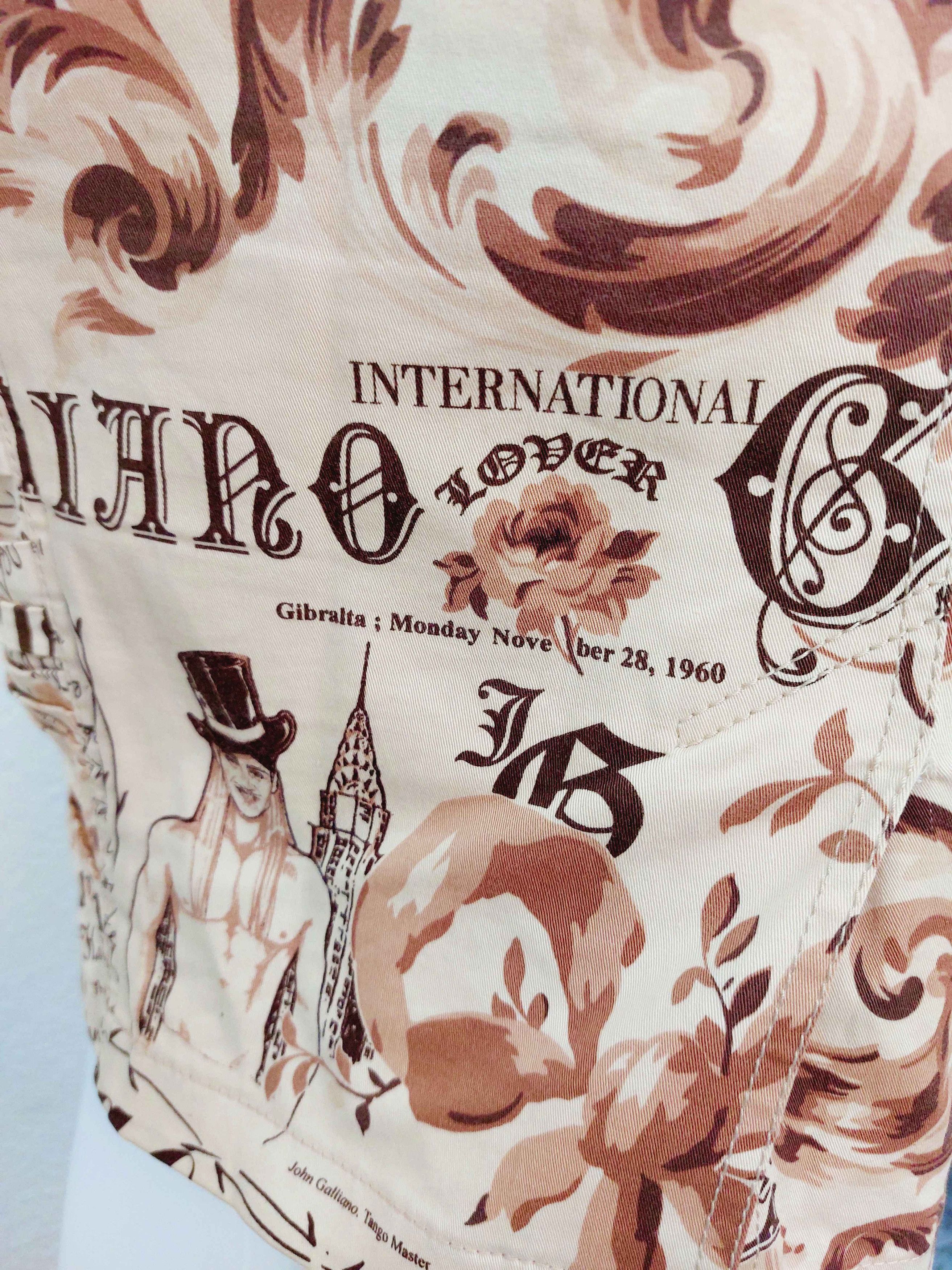John Galliano John Galliano Gazette Runway Newspaper 2006 Midi Comic Skirt Size 27" / US 4 / IT 40 - 12 Thumbnail