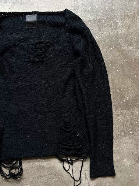 Other MIDAS 1990s Distressed Grunge Knit Top Size US S / EU 44-46 / 1 - 4 Thumbnail