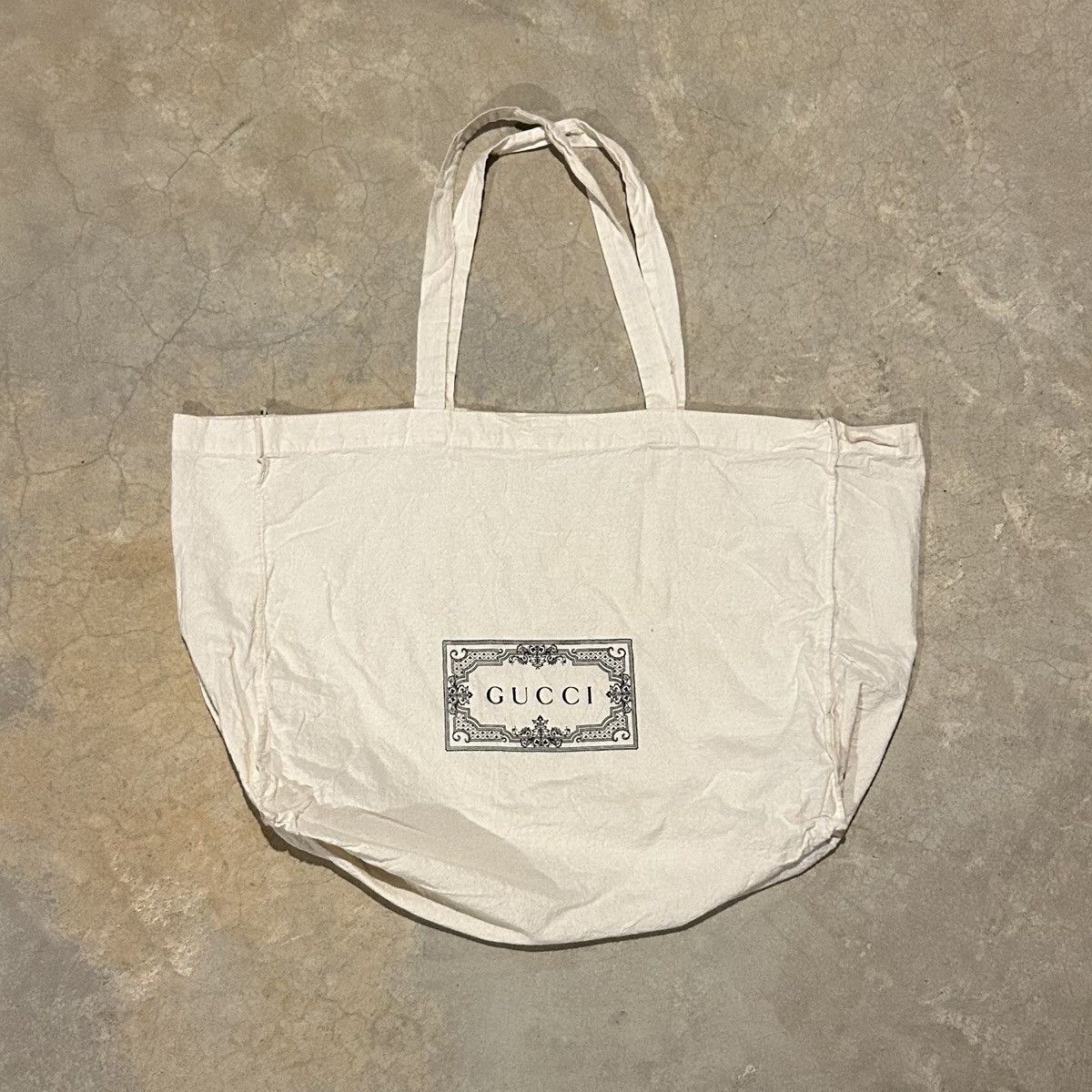 Designer × Gucci Gucci Natural Cotton Reusable Printed Large Tote Bag Size ONE SIZE - 1 Thumbnail