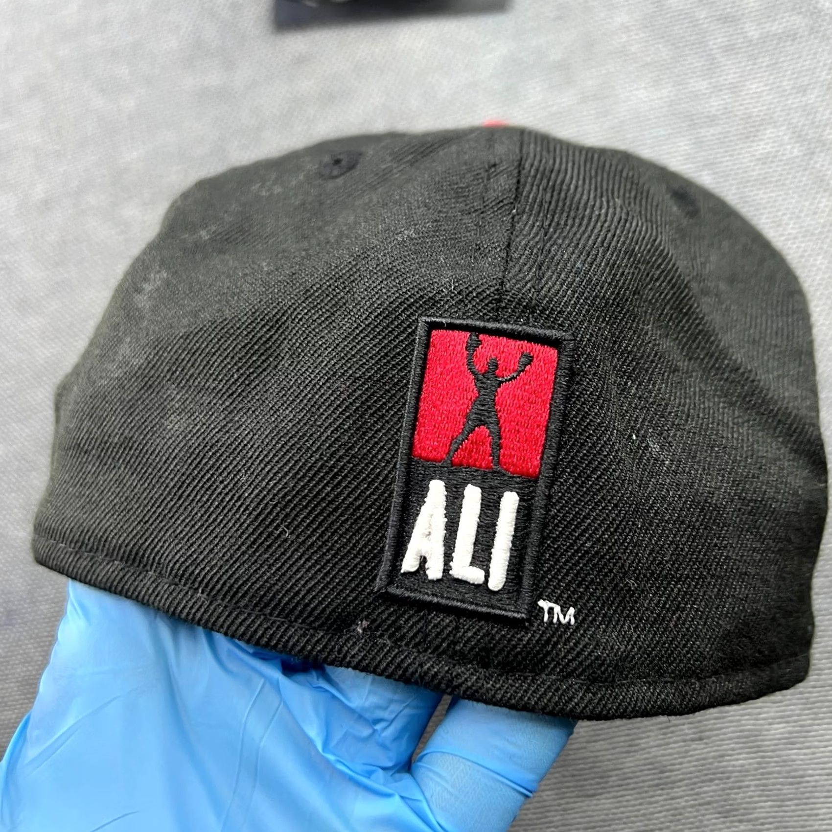 New Era Muhammad Ali x New Era Cap Size 7 3/8 Fitted Snapback Hat Black Red Boxing Mens Unisex Adults Cap Size ONE SIZE - 7 Thumbnail