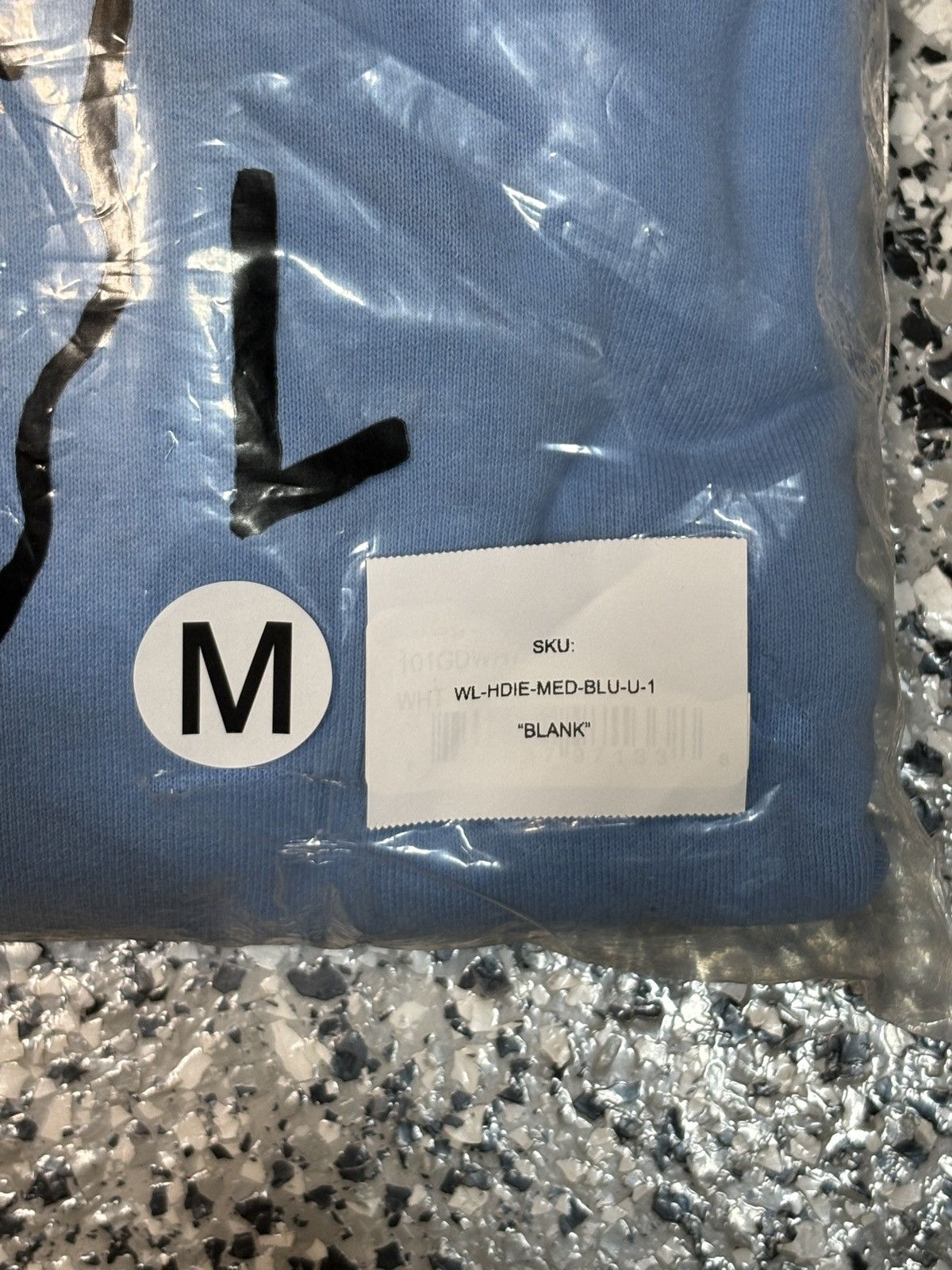 Warren Lotas 2020 Warren Lotas Blank Blue Faded Distressed Hoodie Size M Size US M / EU 48-50 / 2 - 5 Thumbnail