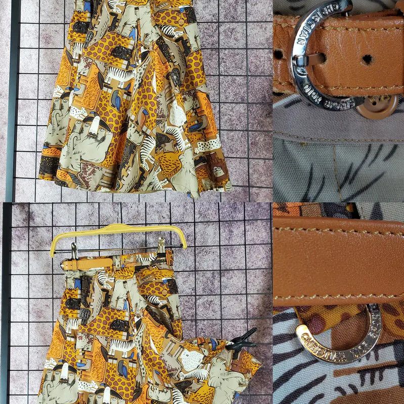 Dior Dior Summer Orange Wool Cartoon Pants 0089 Size 23" - 1 Thumbnail