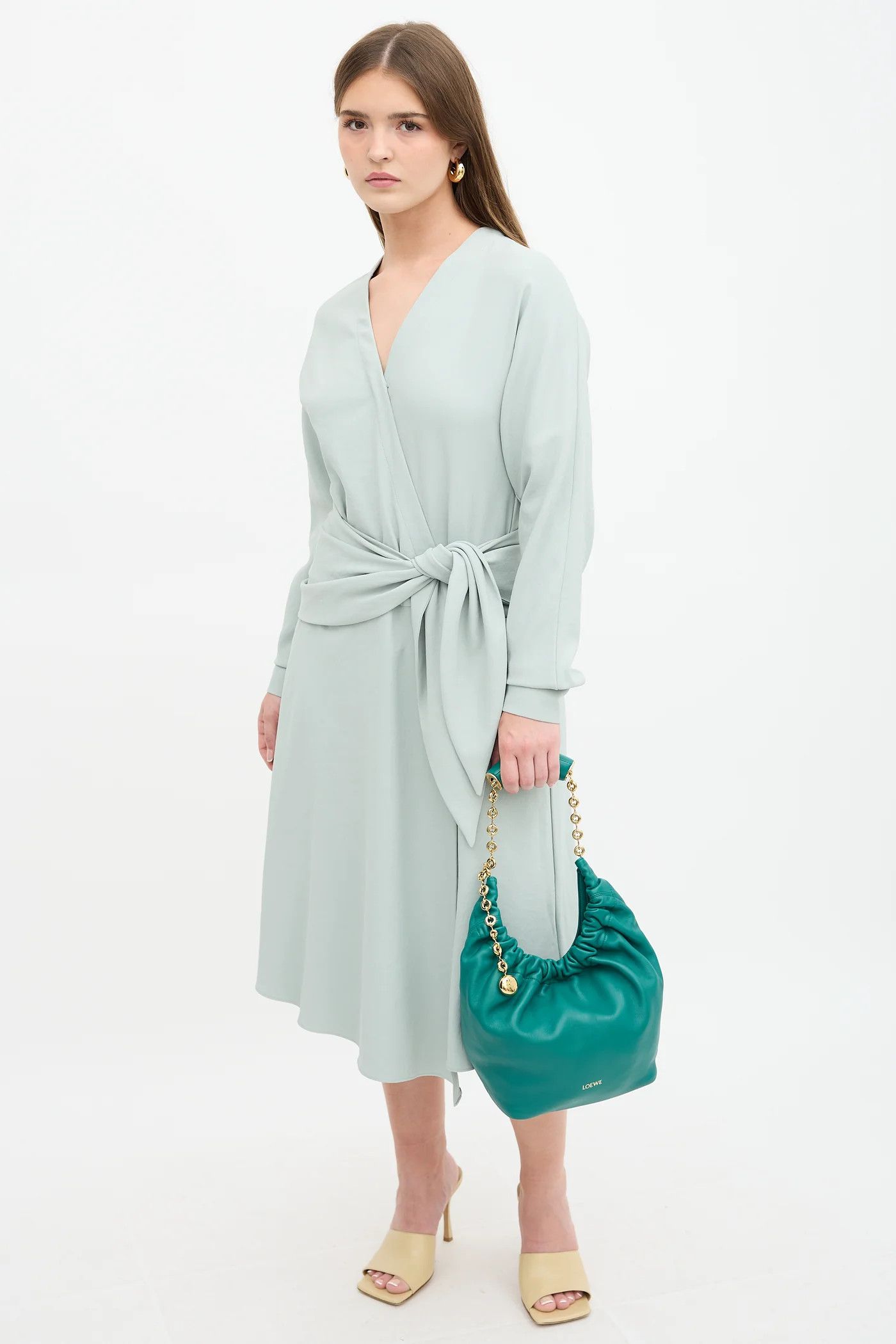 Loewe o1in1g0426 Size: OS / Small Squeeze Bag in Blue Size ONE SIZE - 3 Thumbnail