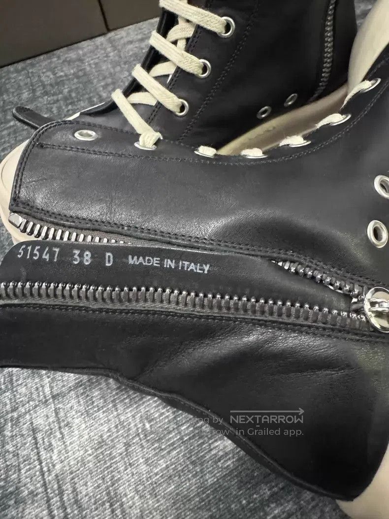 Rick Owens Rick Owens Main line thick low high side big Converse shoe Size US 5.5 / EU 38 - 6 Thumbnail