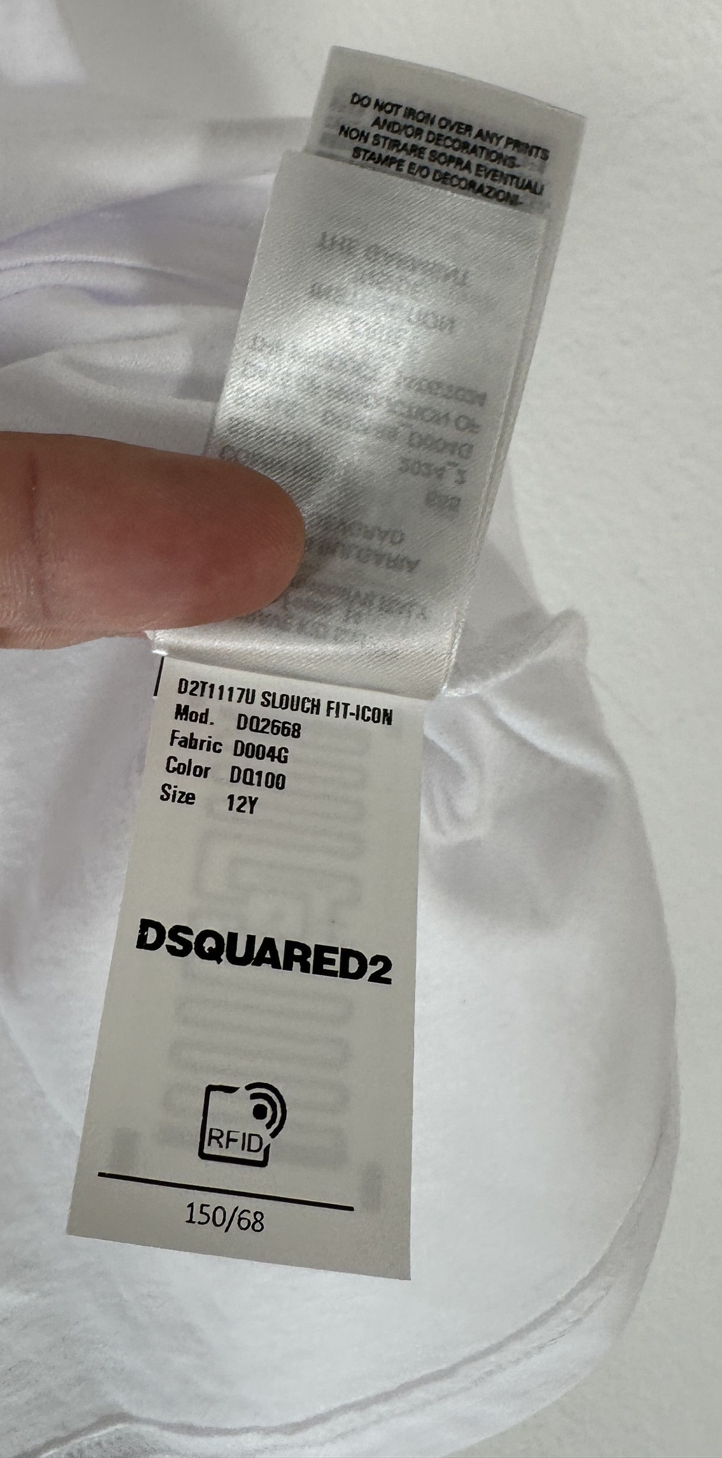 Dsquared2 White Icon Logos T-shirt Size US XS / EU 42 / 0 - 6 Thumbnail