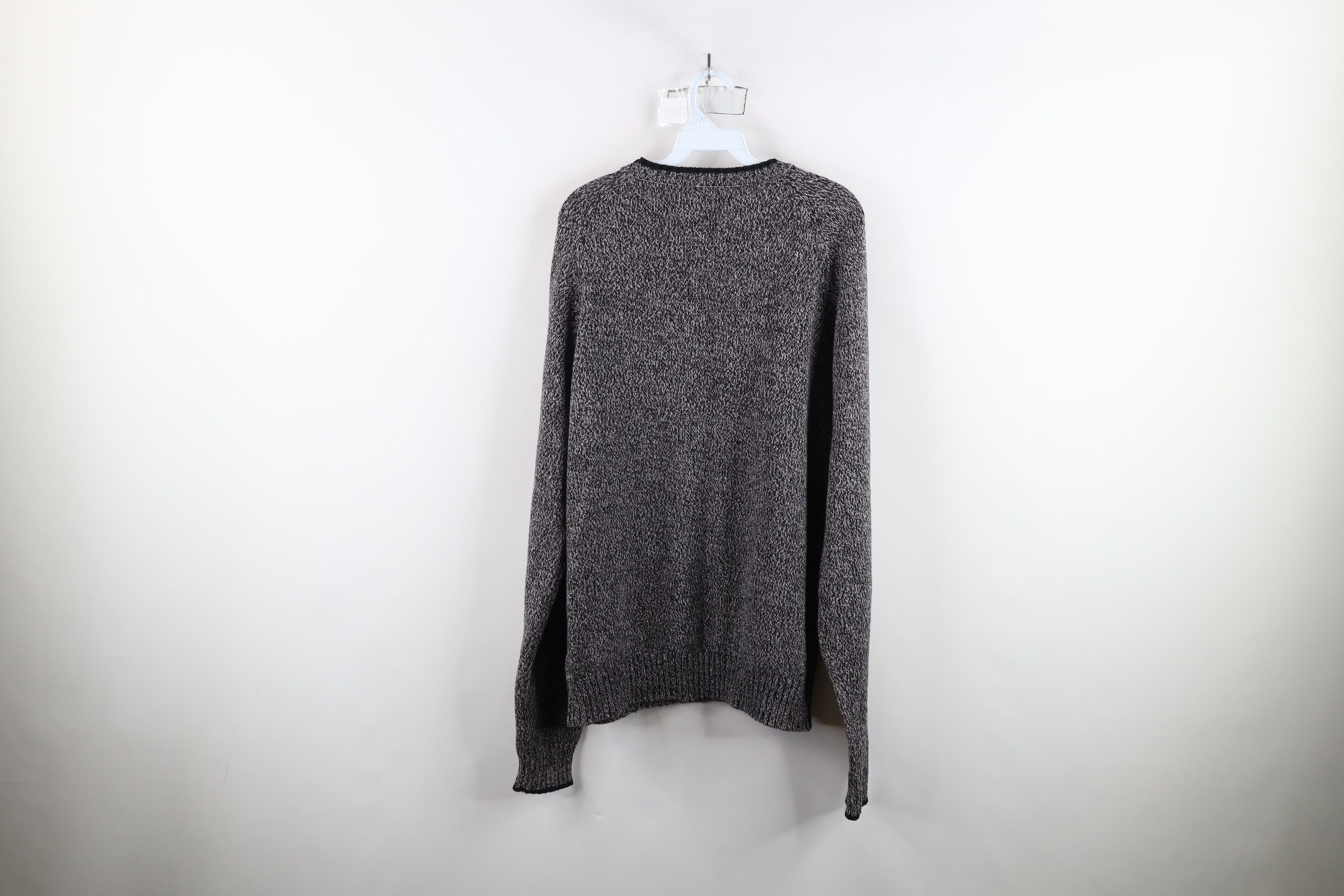 Vintage Vintage 90s Streetwear Heavyweight Crewneck Sweater Gray Size US XL / EU 56 / 4 - 7 Thumbnail