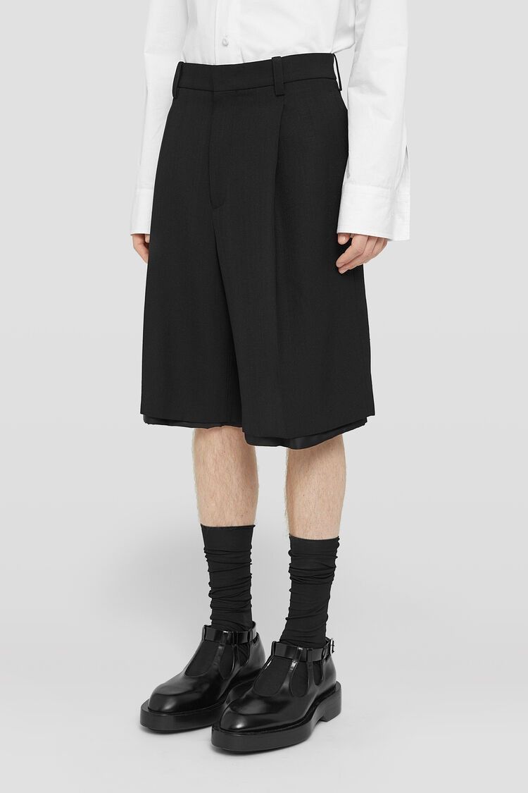 Jil Sander o1w1db10825 Trouser 94 Shorts in Black Size US 36 / EU 52 - 6 Thumbnail