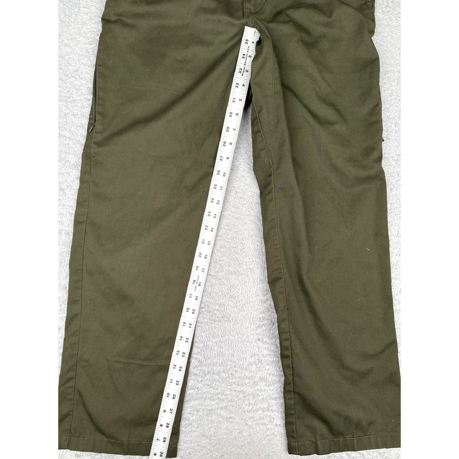 Vintage 5.11 Tactical Series Pants Mens 30x31 Green Polyester Cotton Uniform Tactical Chino Regular Straight Front Pocket 5-Pocket Design USA Men Size US 30 / EU 46 - 7 Thumbnail