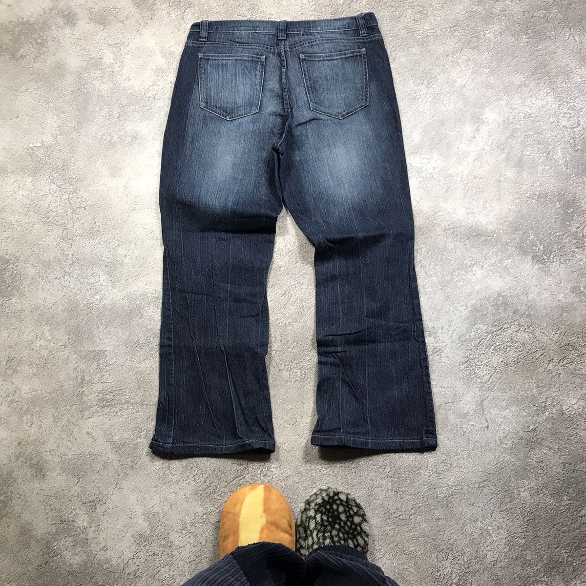 Vintage Vintage Y2K Distressed Flared Jeans Skate Grunge Graphic 30 Size 30" / US 8 / IT 44 - 3 Thumbnail