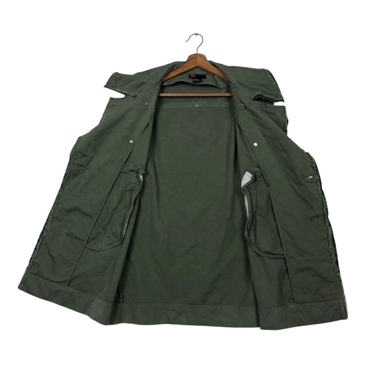 Diesel 📌Vintage Biker Military Jacket Diesel Double Collar Size US S / EU 44-46 / 1 - 14 Thumbnail