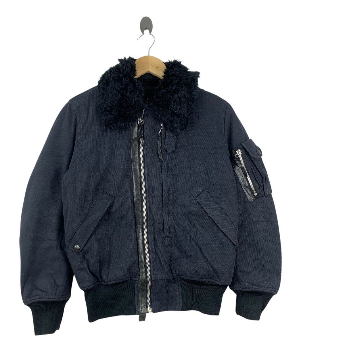 Vintage Vintage MAX FRITZ FEMME Collection MA-1Bomber Jacket Faux Size S / US 4 / IT 40 - 5 Thumbnail