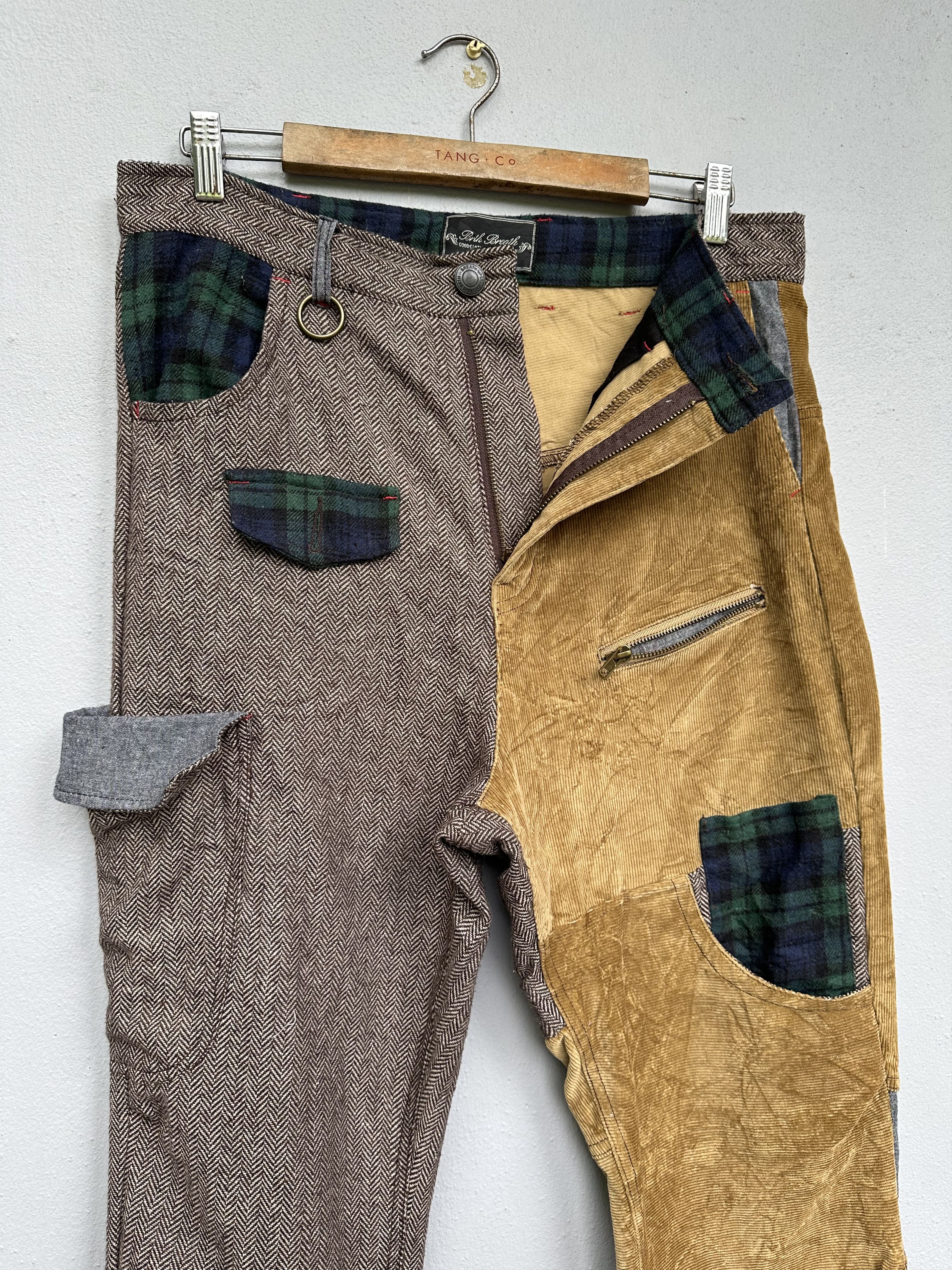 Kapital Brth Breath Reconstructed Hybrid Reworked Patchwork Pant Size US 34 / EU 50 - 4 Thumbnail