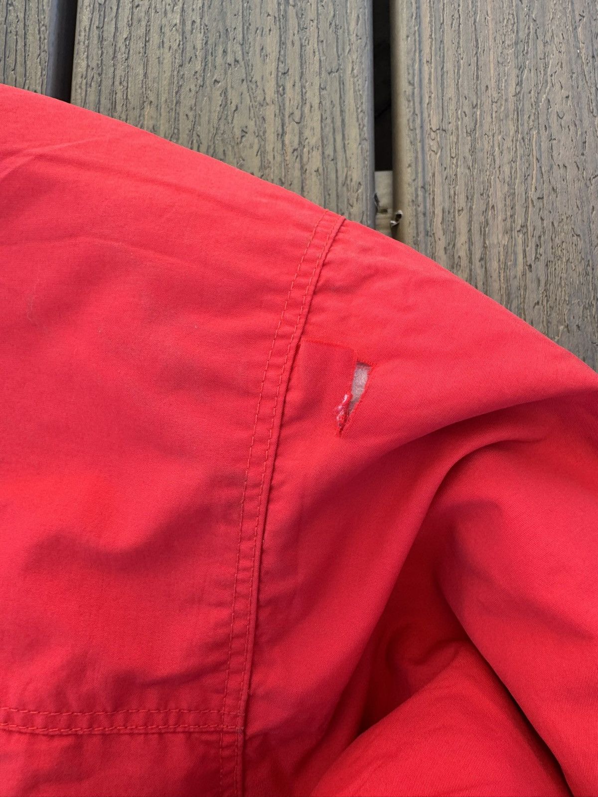 Patagonia Vintage Patagonia Men’s Coat Long Bright Red Retro Sz Large Size US L / EU 52-54 / 3 - 5 Thumbnail